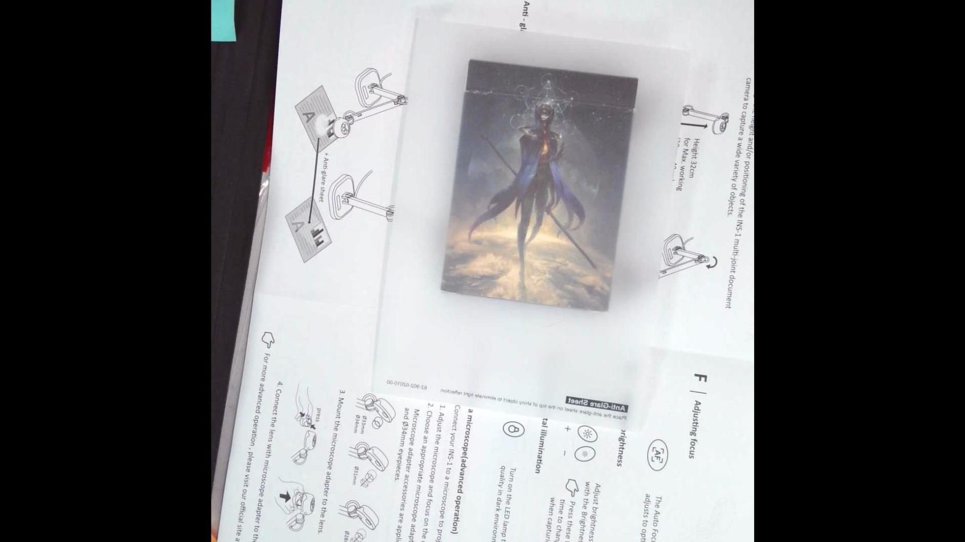 INSWAN INS-1 Classic USB Document Camera/Webcam - 8MP, Auto Focus, LED, Mic, Perfect for Desktop Teaching, Compatible with Windows/Mac/iPad/Chromebook, Ideal for Distance Learning & Live Demos, White customer photo 1