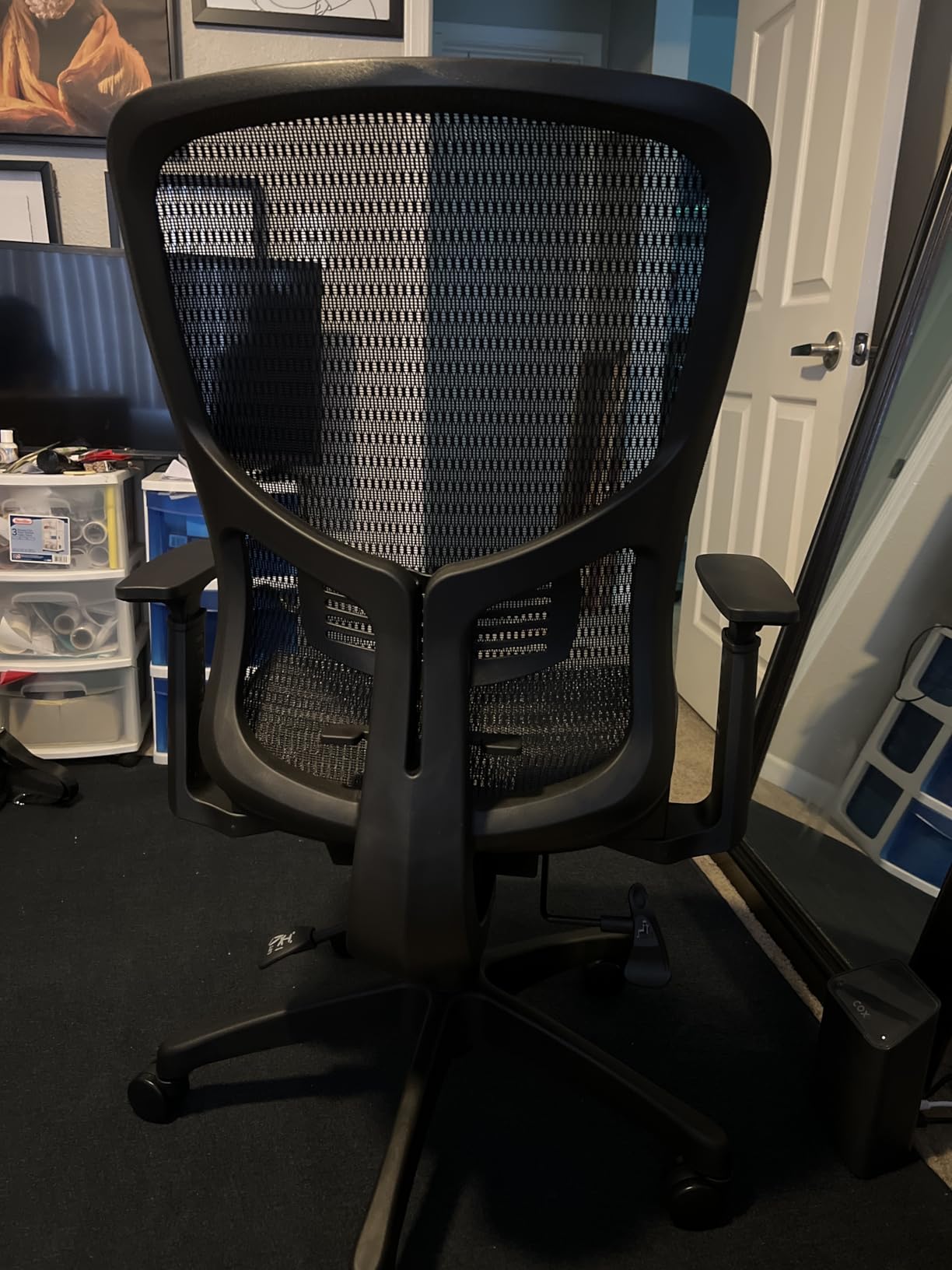 Staples Kroy Ergonomic Task Chair, Mesh, Ergonomic, Lumbar Support, Adjustable Height customer photo 2