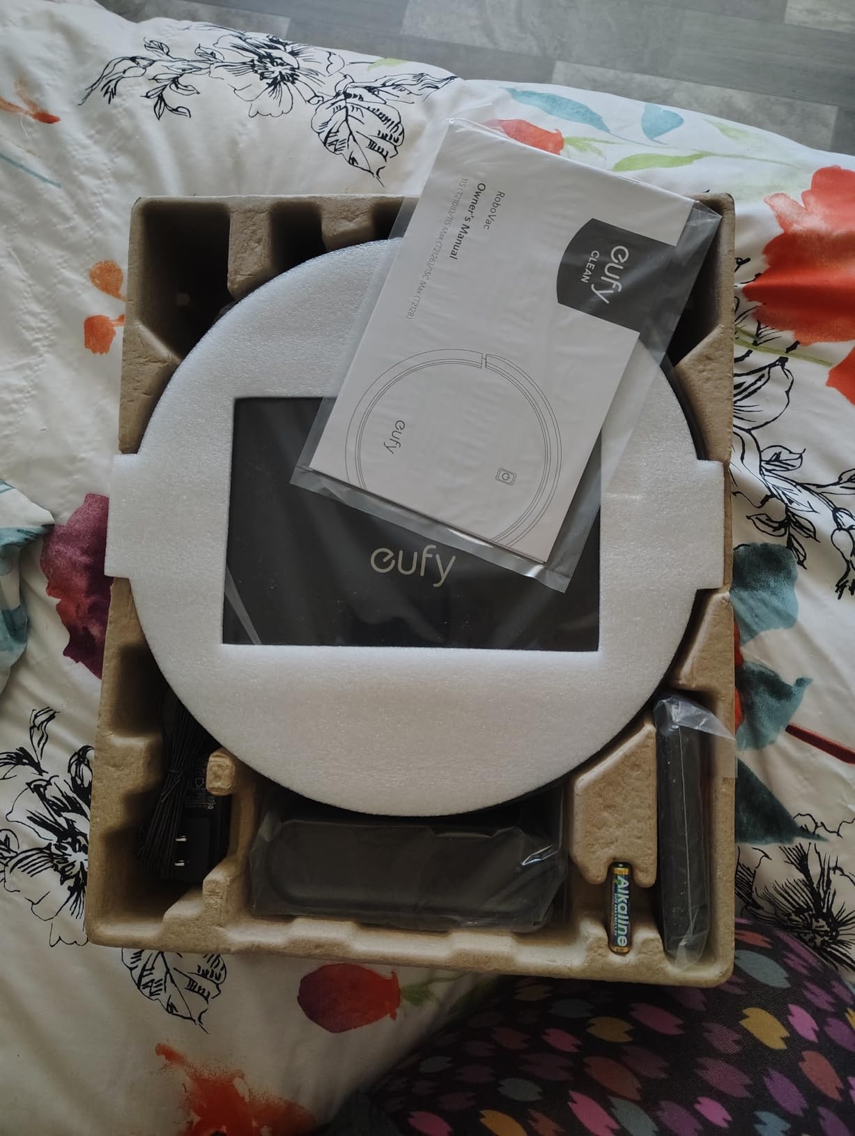 eufy Robot Vacuum 11S MAX, Super Thin, Powerful Suction, Quiet, Self-Charging Robotic Vacuum Cleaner, Cleans Hard Floors to Medium-Pile Carpets, Black customer photo 2