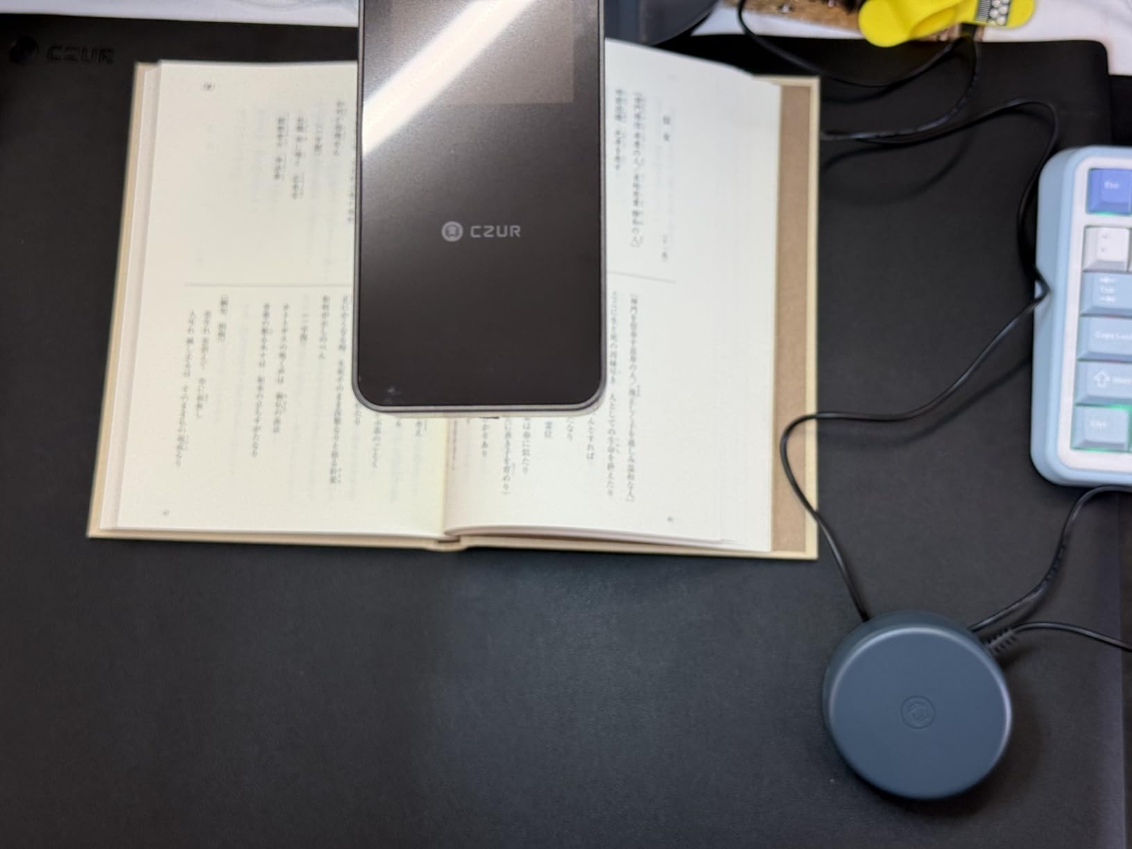 CZUR Aura Pro Book & Document Scanner, Capture A3 & A4, Auto-Flatten & Deskew Powered by AI Technology, Foldable & Portable, Compatible with Windows & Mac OS customer photo 1