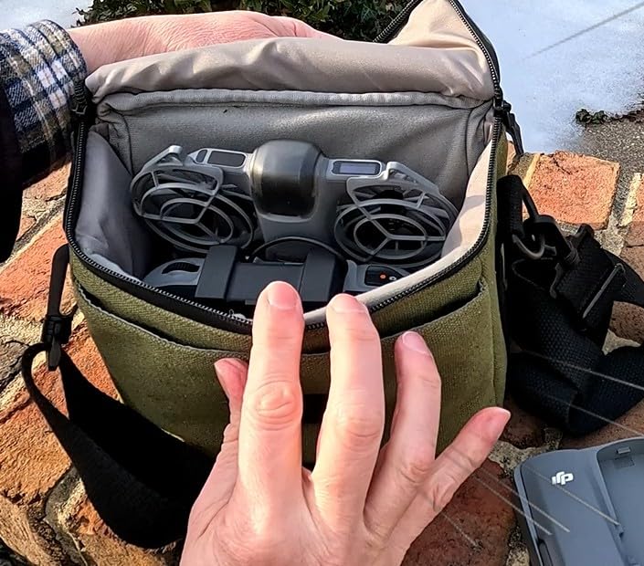 Besnfoto Camera Bag Small Crossbody Camera Shoulder Bag Purse Waterproof Canvas Cute Compact Camera Messenger Bag Case for Mirrorless DSLR SLR Women and Men customer photo 1