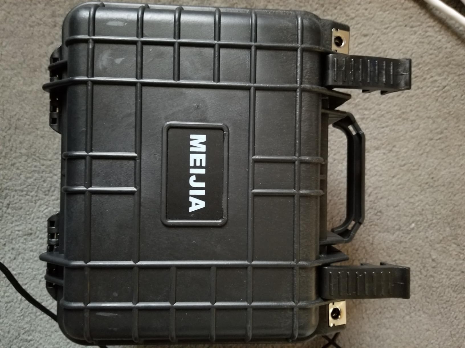 MEIJIA Portable All Weather Waterproof Camera Case With Foam,Fit Use of Drones,Camera,Equipments,Elegant Black,10.62 x9.68x6.87inches customer photo 1