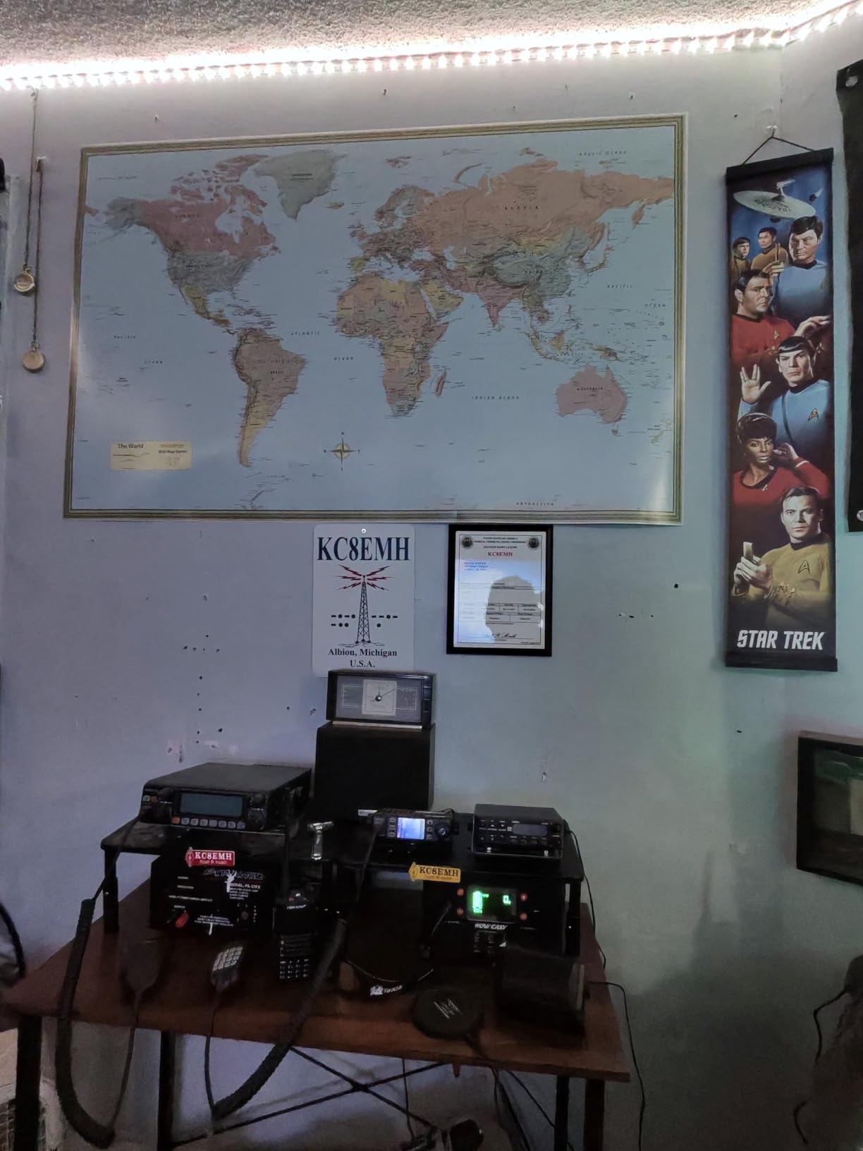 WALI Dual Monitor Stand for Desk, Desk Monitor Riser 3 Height Adjustable, Laptop Riser with Airflow Vents, Desk Organizer for Computer, Laptop, Printer, Notebook (STT003-2), 2 Pack, Black customer photo 2