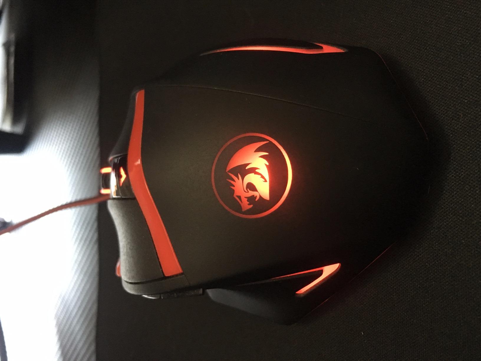 Redragon M801 Wireless Gaming Mouse, RGB Gaming Mouse with MMO 9 Programmable Macro Editing Buttons, UP 16000 Adjustable DPI, Rapid Fire Button for Game, Windows,PC - Wireless, Black customer photo 1