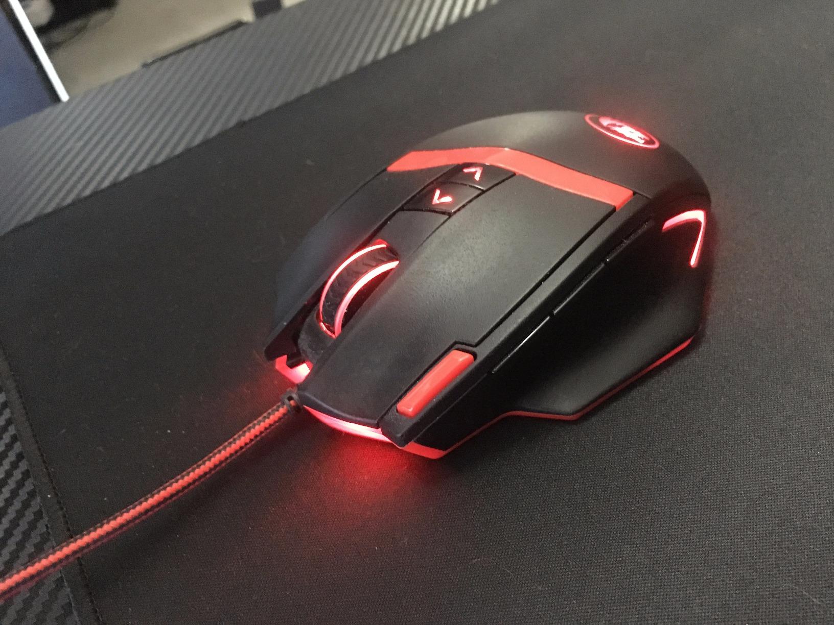 Redragon M801 Wireless Gaming Mouse, RGB Gaming Mouse with MMO 9 Programmable Macro Editing Buttons, UP 16000 Adjustable DPI, Rapid Fire Button for Game, Windows,PC - Wireless, Black customer photo 2