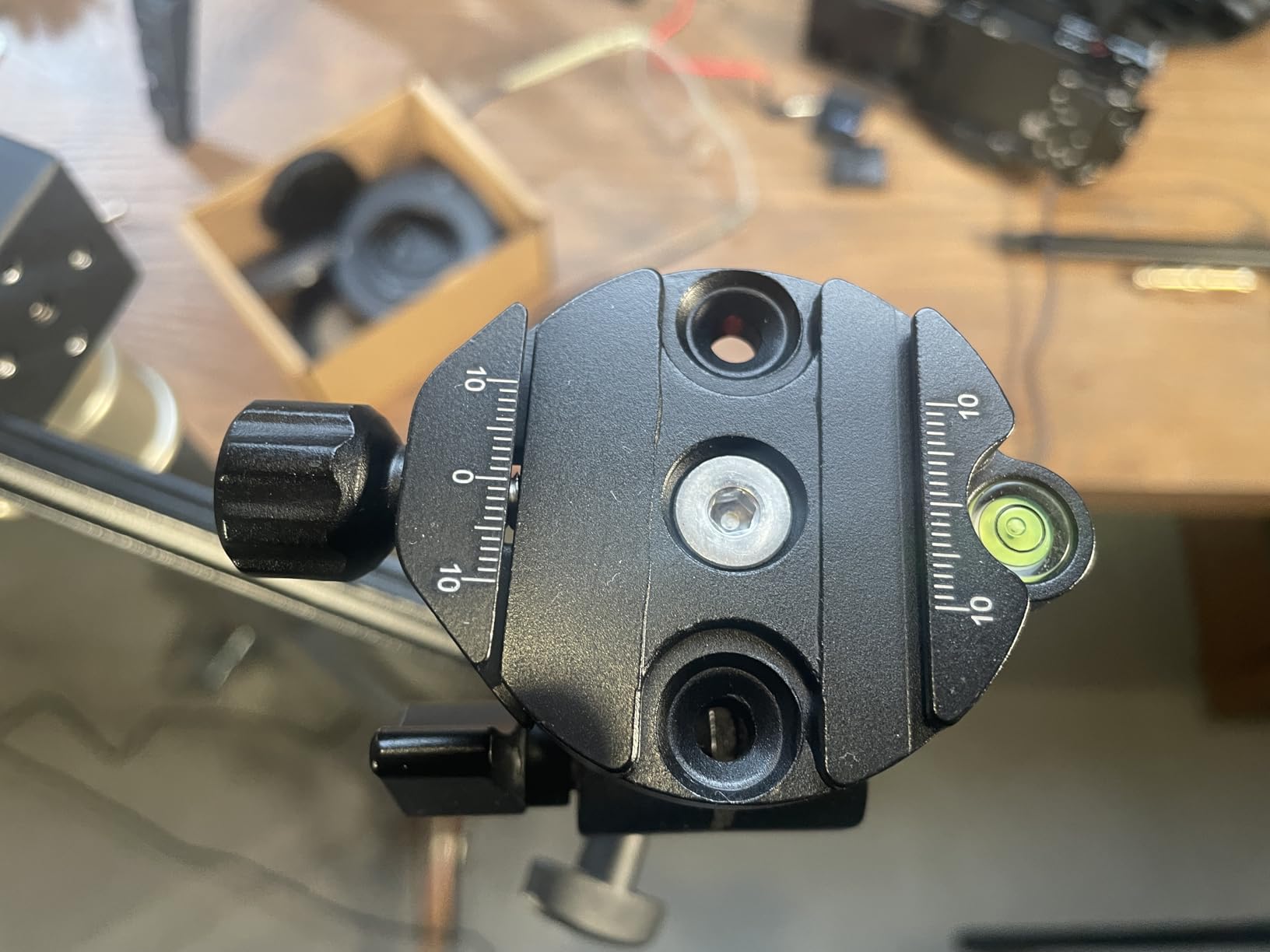 K&F Concept Professional 28mm Metal Tripod Ball Head 360 Degree Rotating Panoramic with 1/4 inch Quick Release Plate Bubble Level, up to 22 pounds customer photo 2