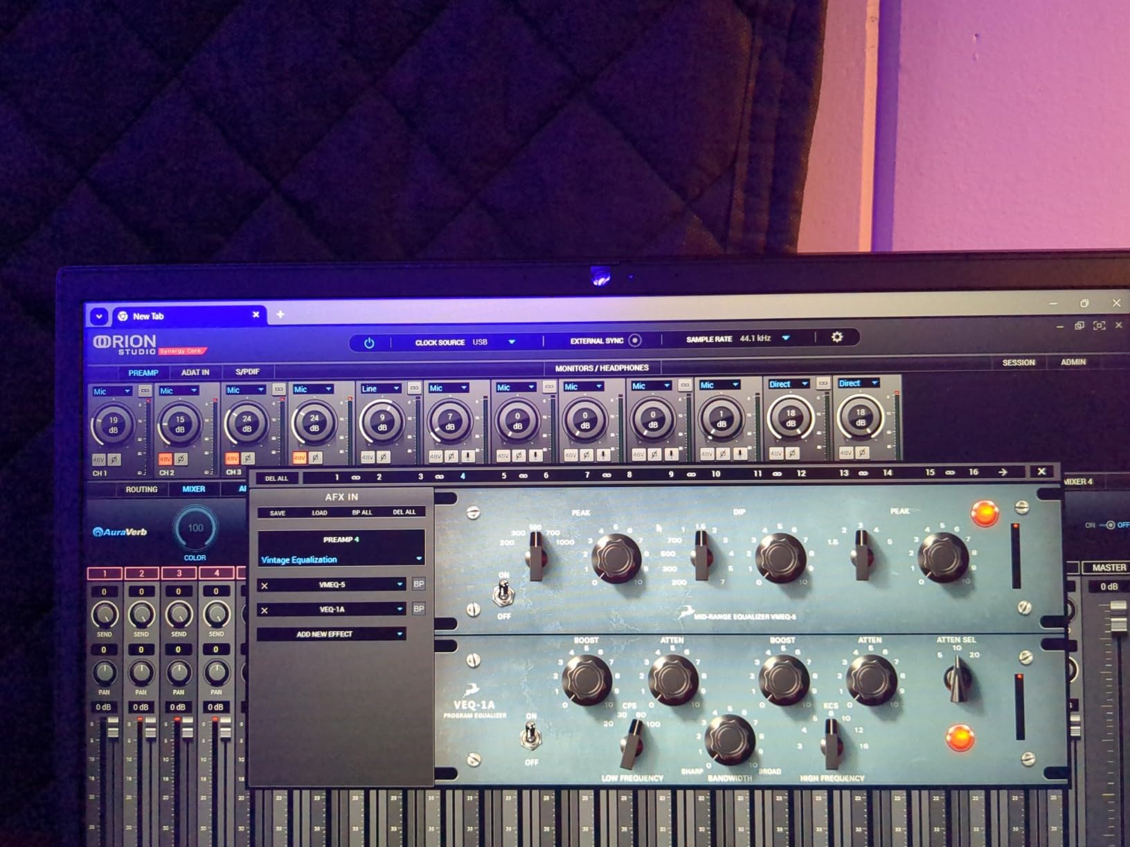 Antelope Audio Orion Studio Synergy Core Professional Digital Audio Interface w/ 12 Preamps & 50 Real-Time Plugins - Thunderbolt 3 Music Recording Studio Interface w/DSP Processing for Mac/Windows customer photo 1