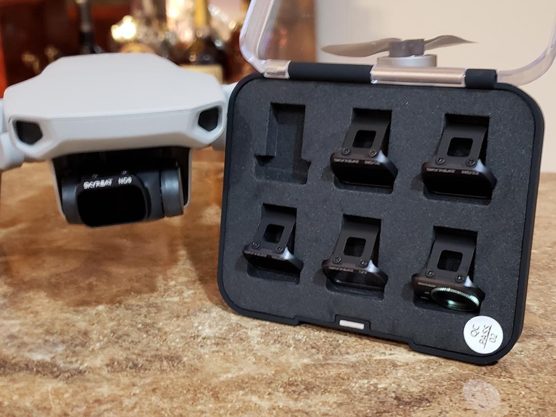 Skyreat ND Filters Set for DJI Mavic Mini 4K/Mini 2/Mini SE Accessories, 6 Pack (CPL, UV, ND8, ND16, ND32, ND64) customer photo 1
