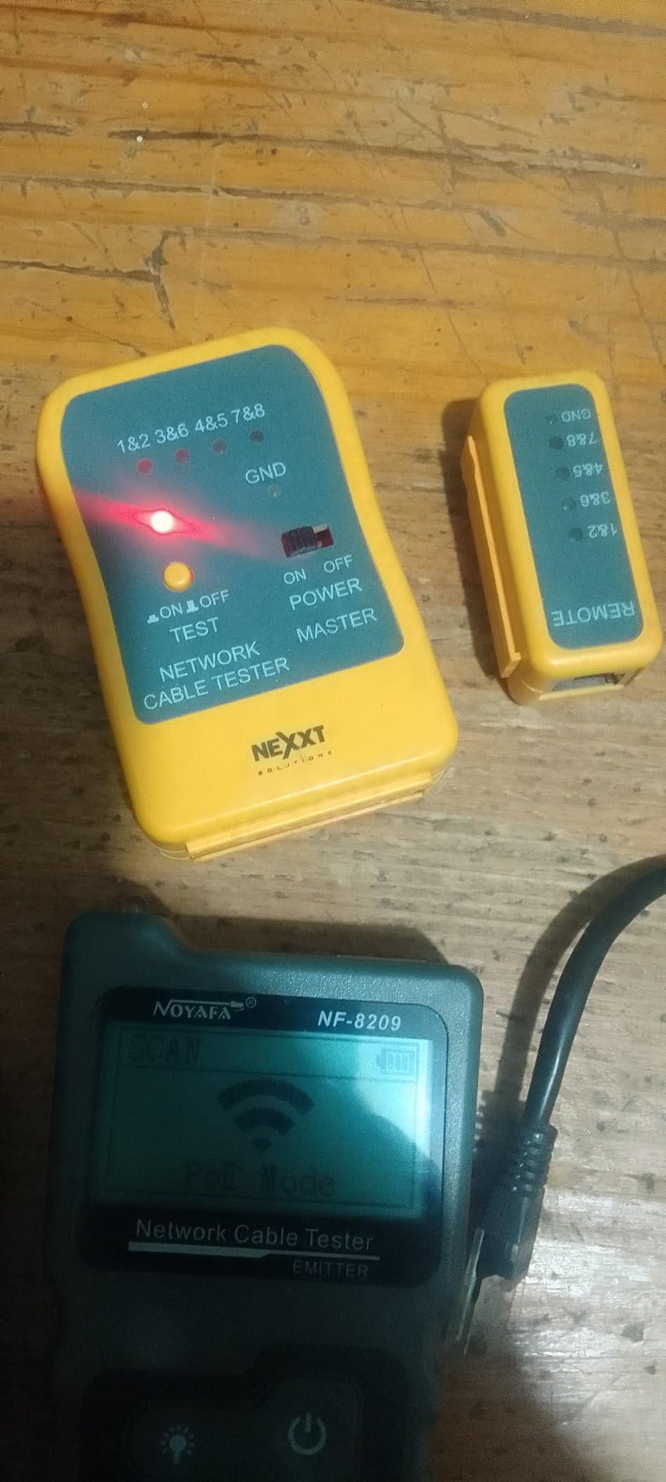 NOYAFA NF-8209 Network Cable Tester, Ethernet Cable Wire Tester with POE & NCV for CAT5/CAT6 Wire Tracer, Length Test, RJ45 Network Tester Kit for Cable Tracer Telephone Line Finder Home Repair customer photo 2