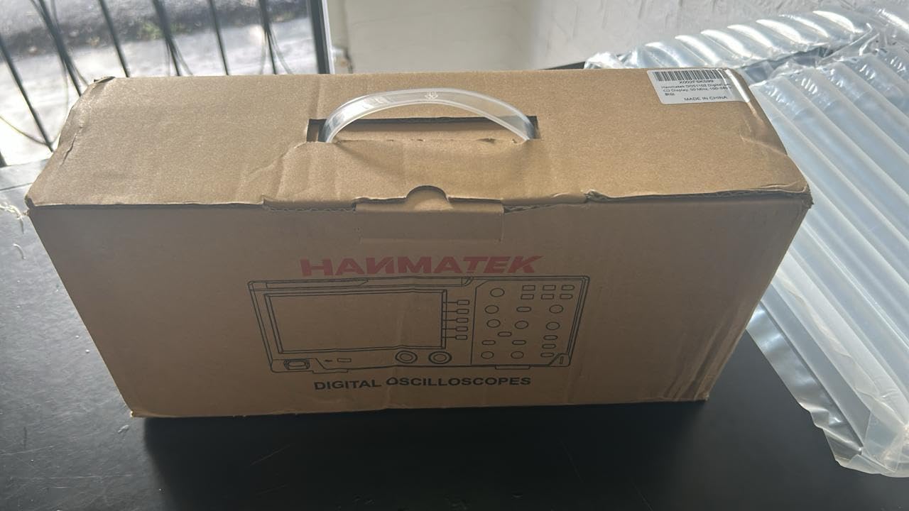 HANMATEK 110mhz Bandwidth DOS1102 Digital Oscilloscope with 2 Channels and Screen 7 inch / 18 cm, TFT-LCD Display, Portable Professional Oscilloscope Kit customer photo 2