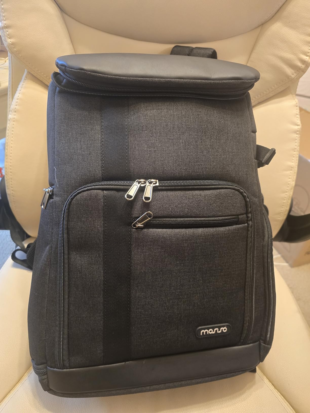 MOSISO Camera Backpack, DSLR/SLR/Mirrorless Large Men/Women Photography Camera Bag Case with 17.3 inch Laptop Compartment&Tripod Holder&Rain Cover Compatible with Canon/Nikon/Fuji/Laptop, Space Gray customer photo 1