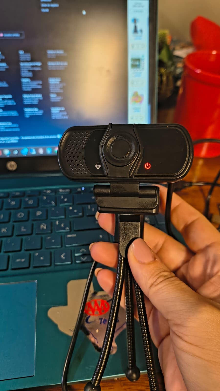 ToLuLu 1080P Webcam with Microphone, HD Webcam Web Camera with Tripod Stand, Widescreen USB Computer Camera, Streaming Mic Web cam for Online Calling/Conferencing,Facetime/YouTube Desktop Laptop PC customer photo 1