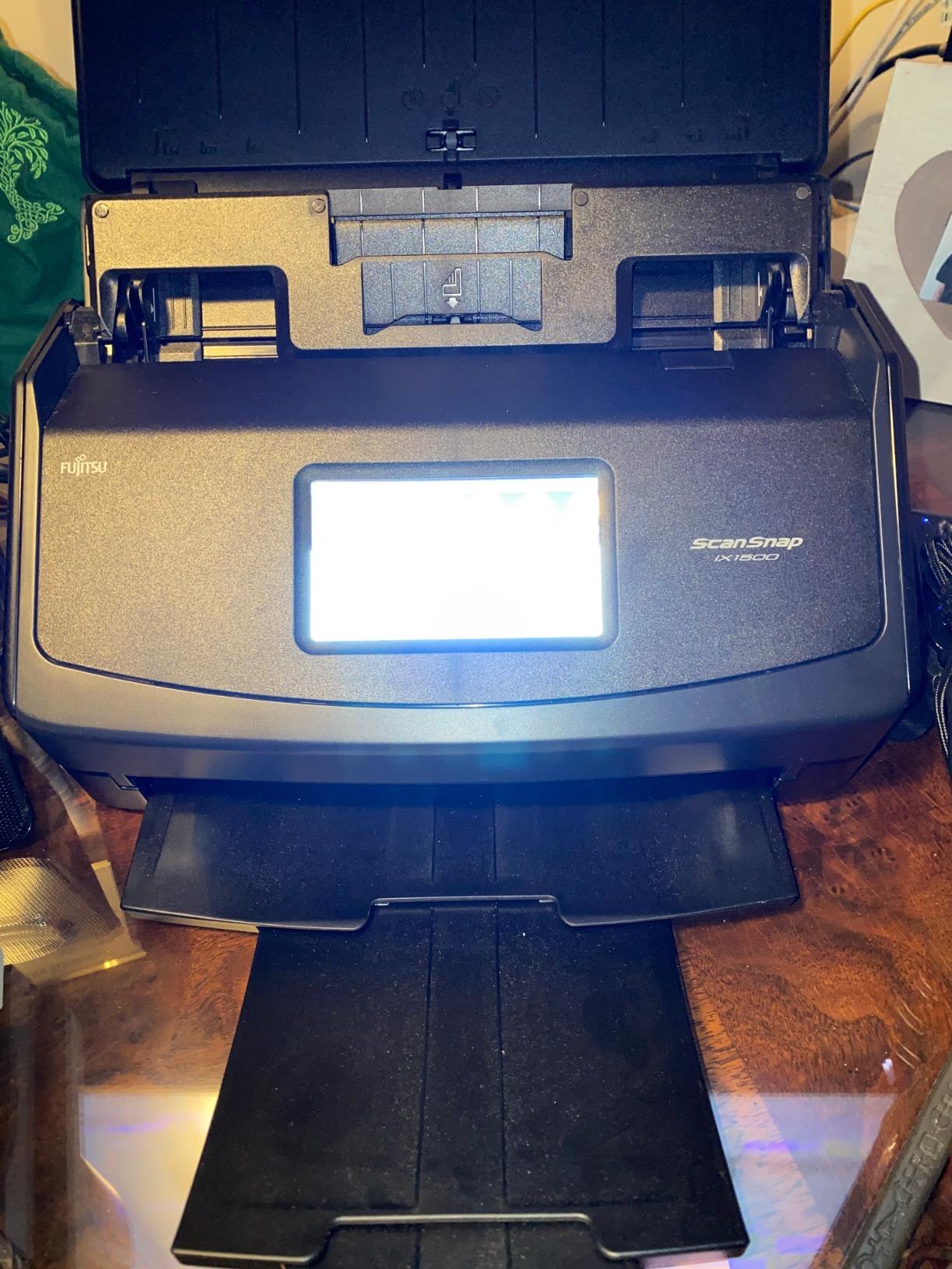 Fujitsu ScanSnap iX1500 Color Duplex Document Scanner with Touch Screen for Mac or PC, Black customer photo 1