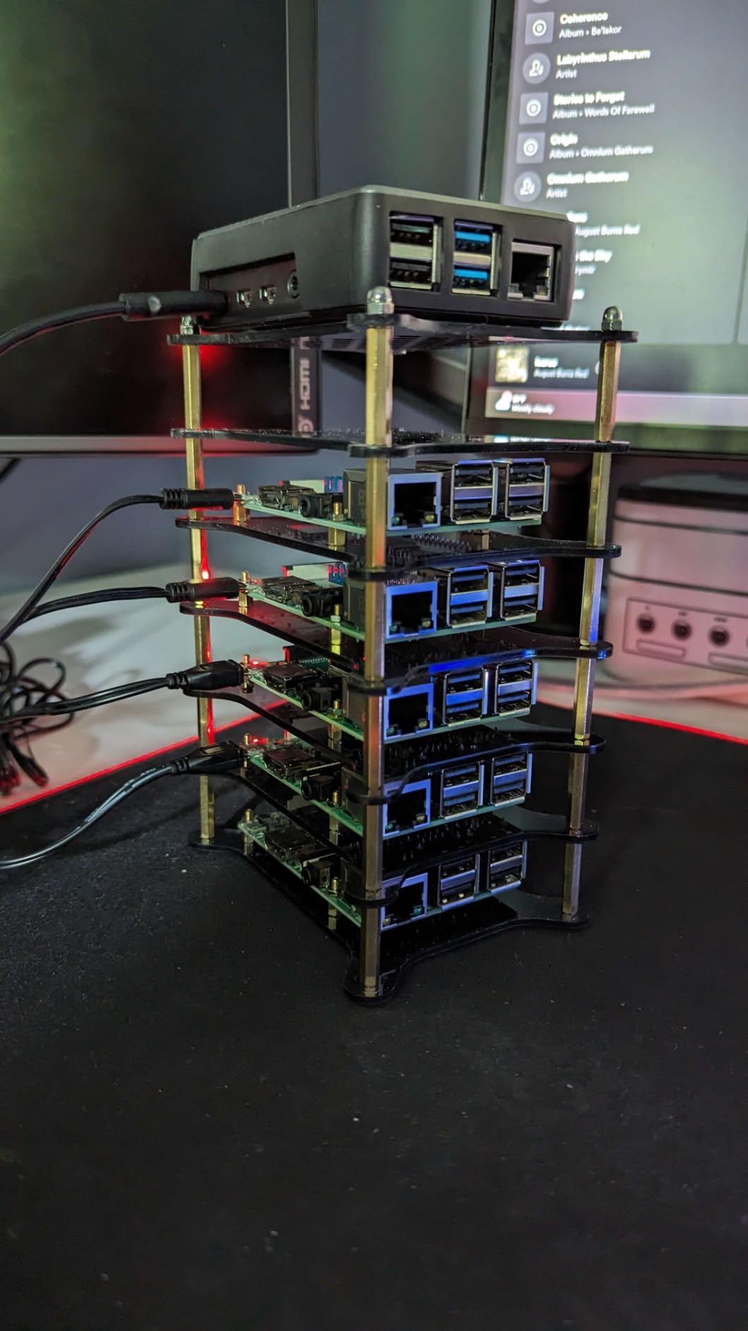 GeeekPi 6-Layers Cluster Case Rack Case with Heatsinks Stackable Enclosure for Raspberry Pi 4/3/2 Model B, Raspberry Pi 3 Model B+ customer photo 1