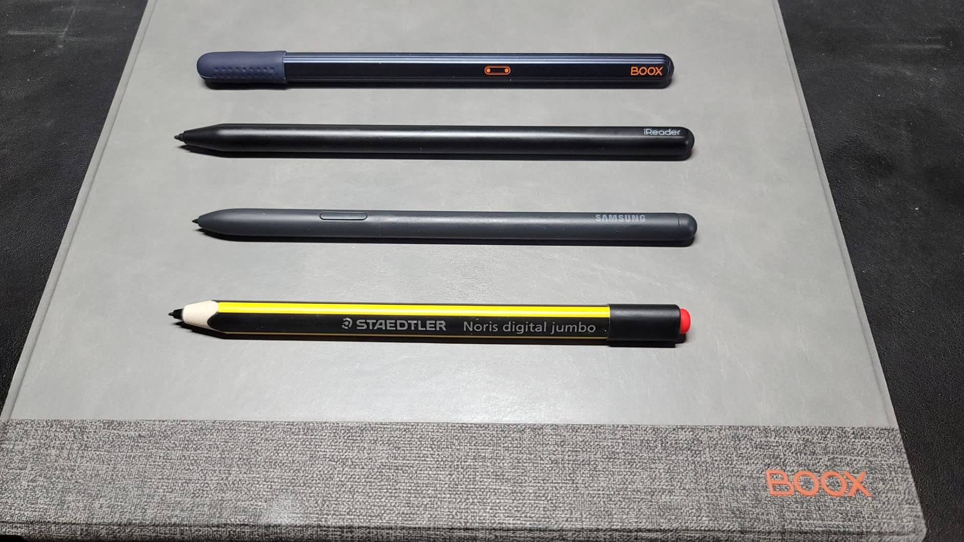 STAEDTLER Noris Jumbo Digital Stylus Pen: No Charging, EMR Palm Rejection, 4.096 Pressure Levels, Hexagonal Shape, Natural Writing and Drawing on Touchscreen Tablet, Laptop, Phone customer photo 2