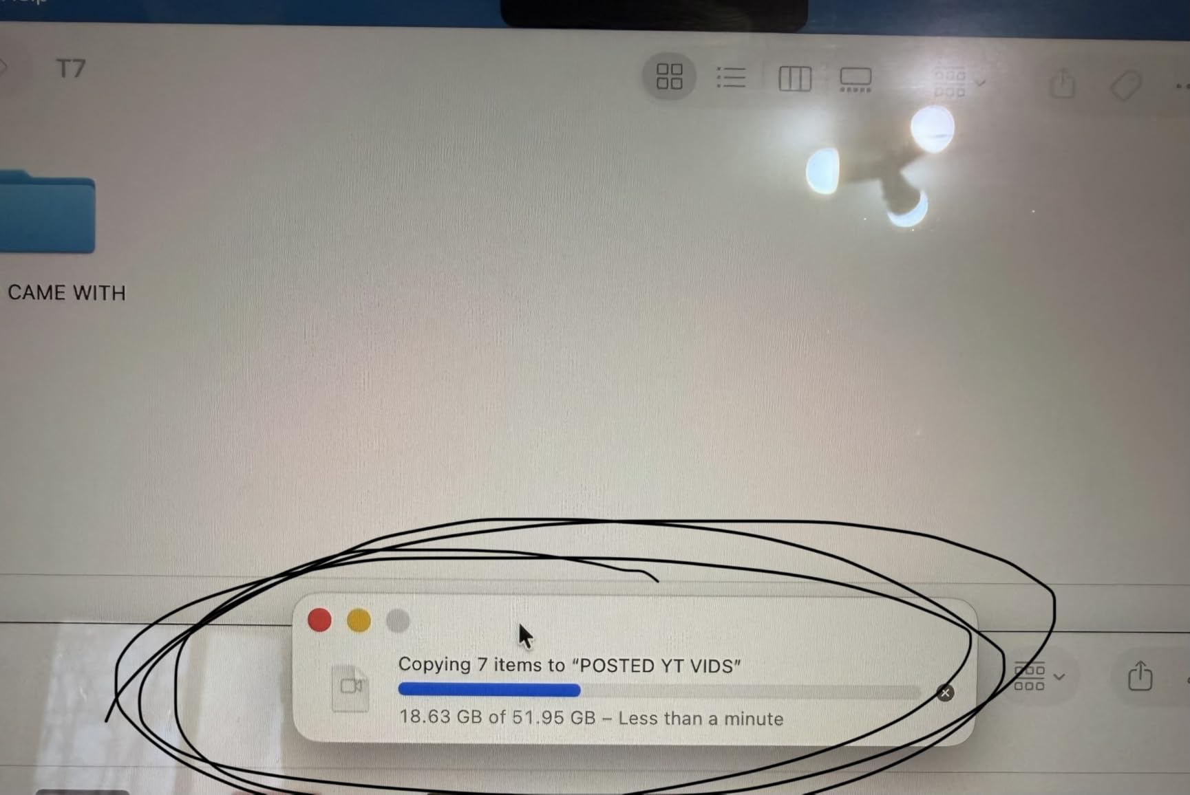 Samsung T7 Portable SSD, 2TB External Solid State Drive, Speeds Up to 1,050MB/s, USB 3.2 Gen 2, Reliable Storage for Gaming, Students, Professionals, MU-PC2T0T/AM, Gray customer photo 1