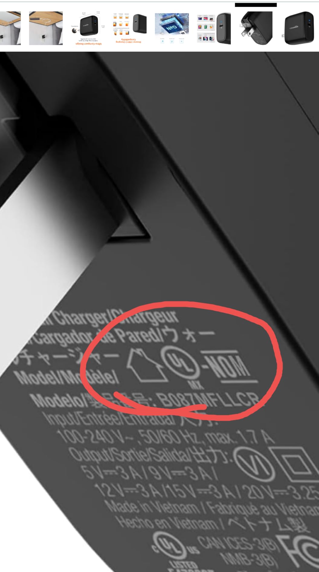 Amazon Basics 65W One-Port GaN USB-C Wall Charger with Power Delivery PD 3.0, Foldable Plug, Portable, Fast Charging for Laptops, Tablets & Phones, Black customer photo 2