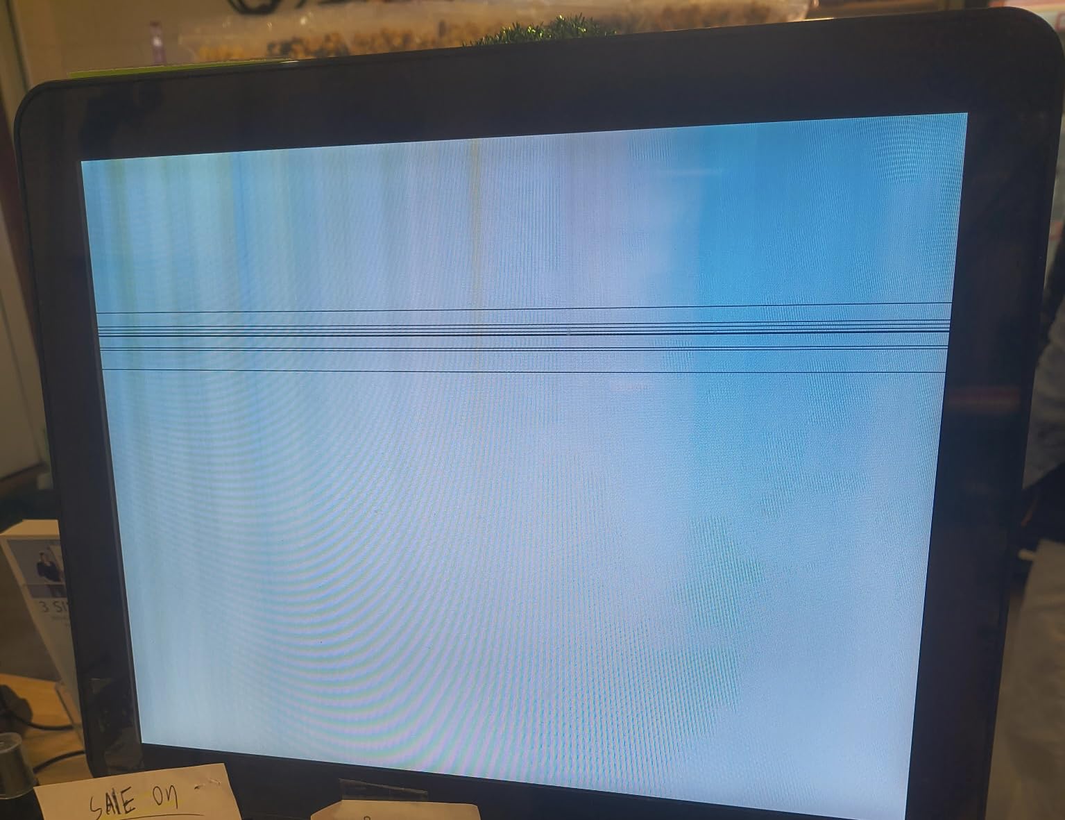 ANGEL POS 15-Inch 4:3 Capacitive LED Backlit Multi-Touch Monitor, True Flat Seamless Design Touchscreen with Metal POS Stand, for Office, POS, Retail, Restaurant, Bar, Gym, Warehouse customer photo 1