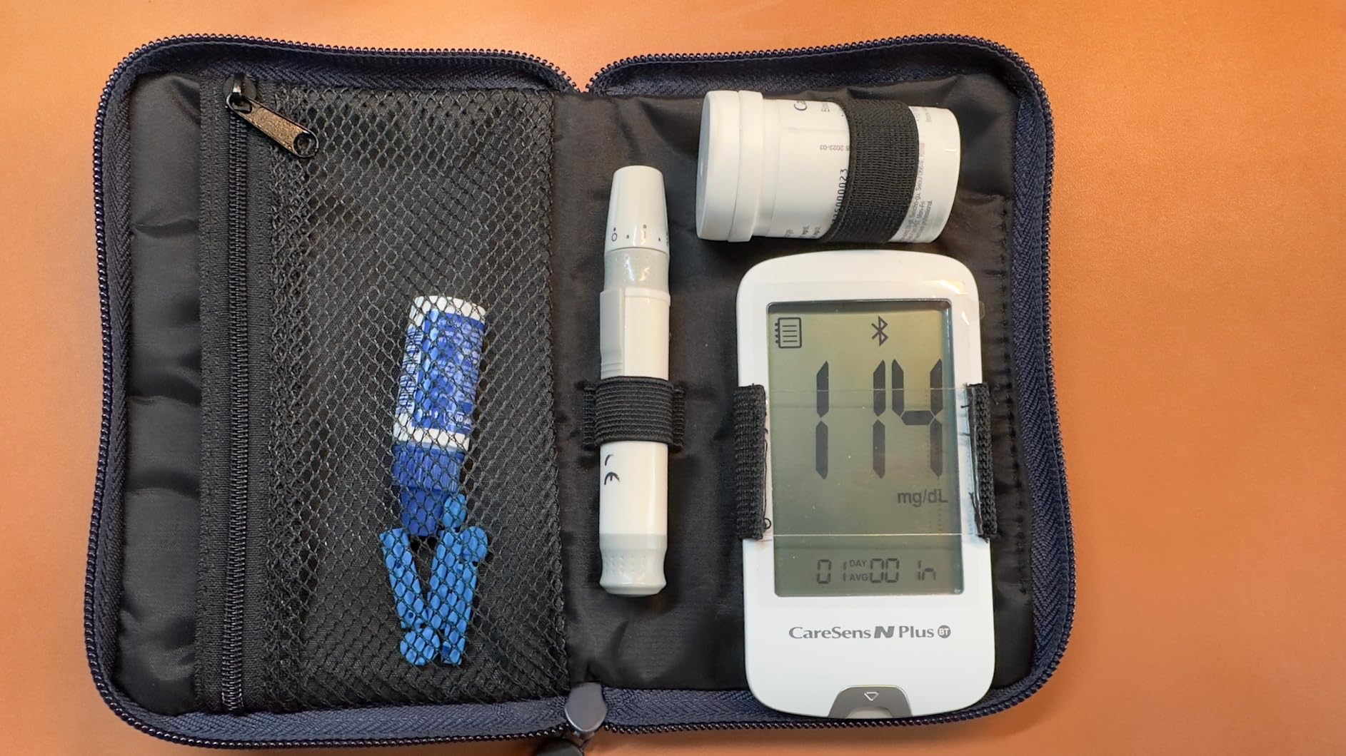 CareSens N Plus Bluetooth Blood Glucose Monitor Kit with 100 Blood Sugar Test Strips, 100 Lancets, 1 Blood Glucose Meter, 1 Lancing Device, Travel Case for Diabetes Testing Kit customer photo 2