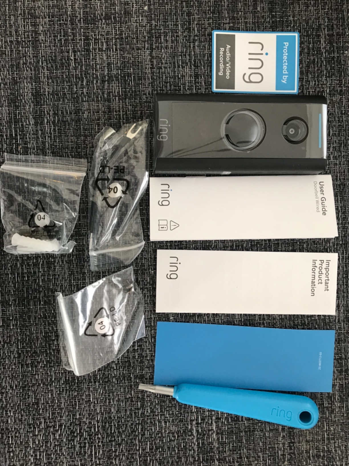 Ring Video Wired Doorbell (newest model), Home or business security, Two-Way Talk, advanced motion detection, HD camera and real-time alerts (wiring required) customer photo 1