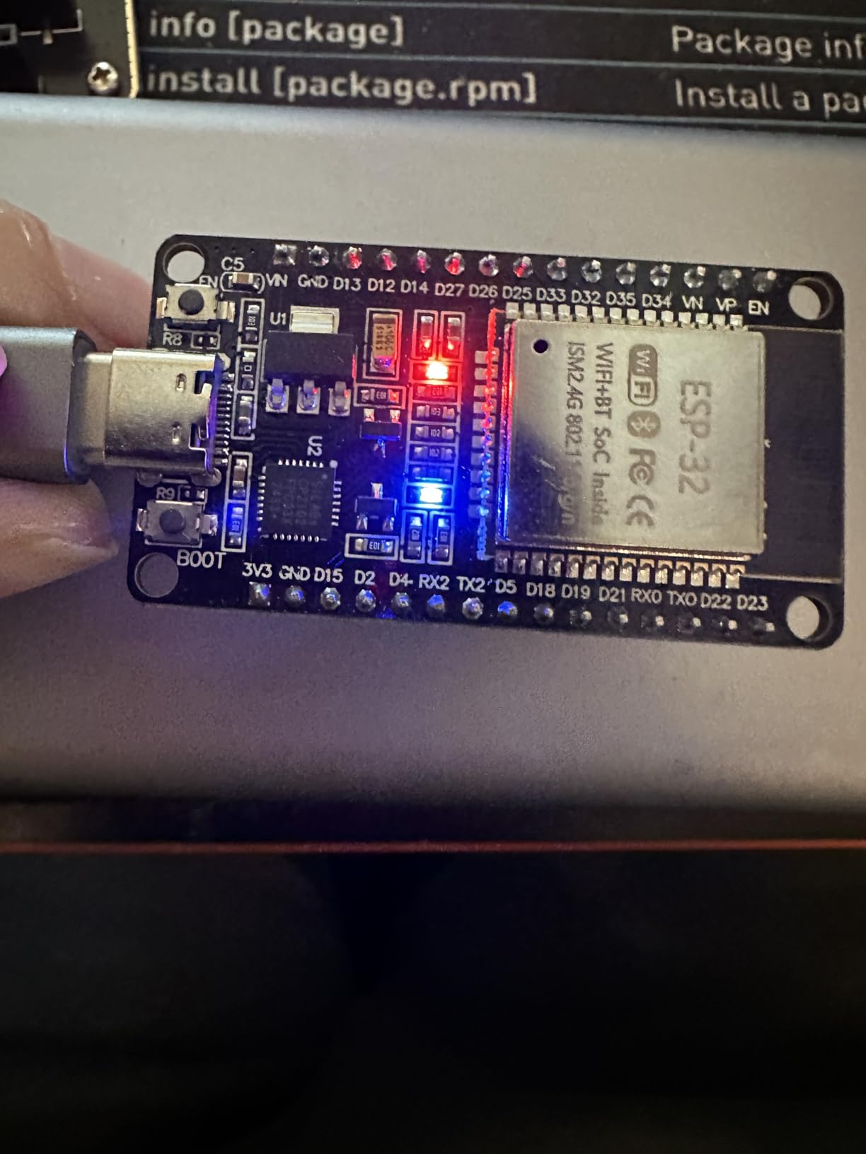 ESP-WROOM-32 ESP32 ESP-32S Development Board 2.4GHz Dual-Mode WiFi + Bluetooth Dual Cores Microcontroller Processor Integrated with Antenna RF AMP Filter AP STA Compatible with Arduino IDE (3PCS) customer photo 2