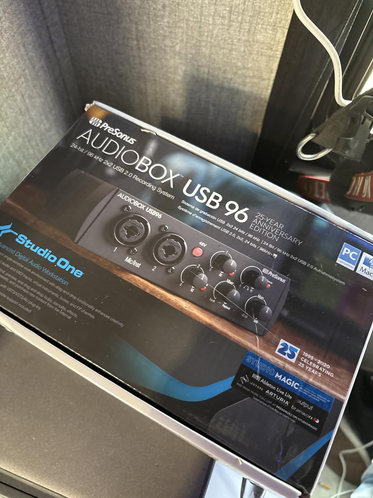 PreSonus AudioBox 96 25th Anniversary USB Audio Interface with Studio One Artist DAW Recording Software customer photo 2