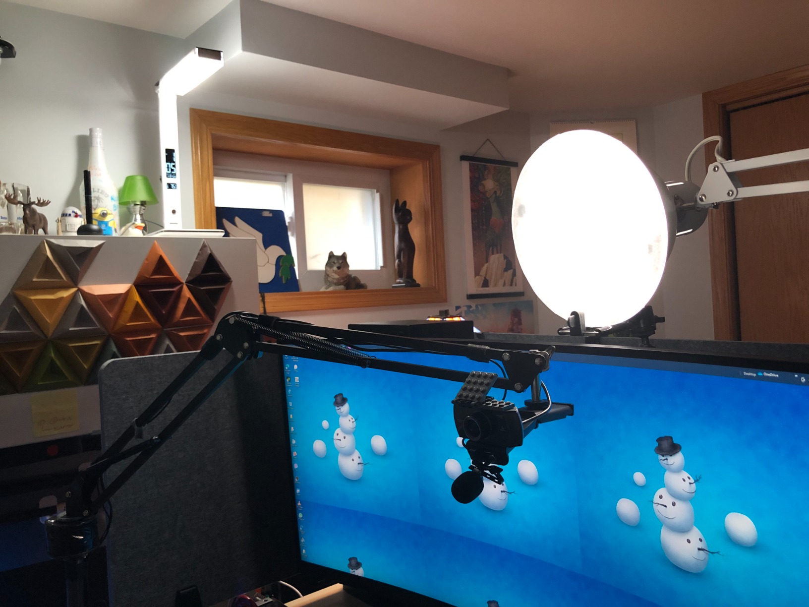 NexiGo N980P 1080P 60FPS Webcam with Microphone and Software Control, USB Computer Camera, Built-in Dual Noise Reduction Mics, 120° Wide-Angle for Zoom/Skype/FaceTime/Teams, PC Mac Laptop Desktop customer photo 2