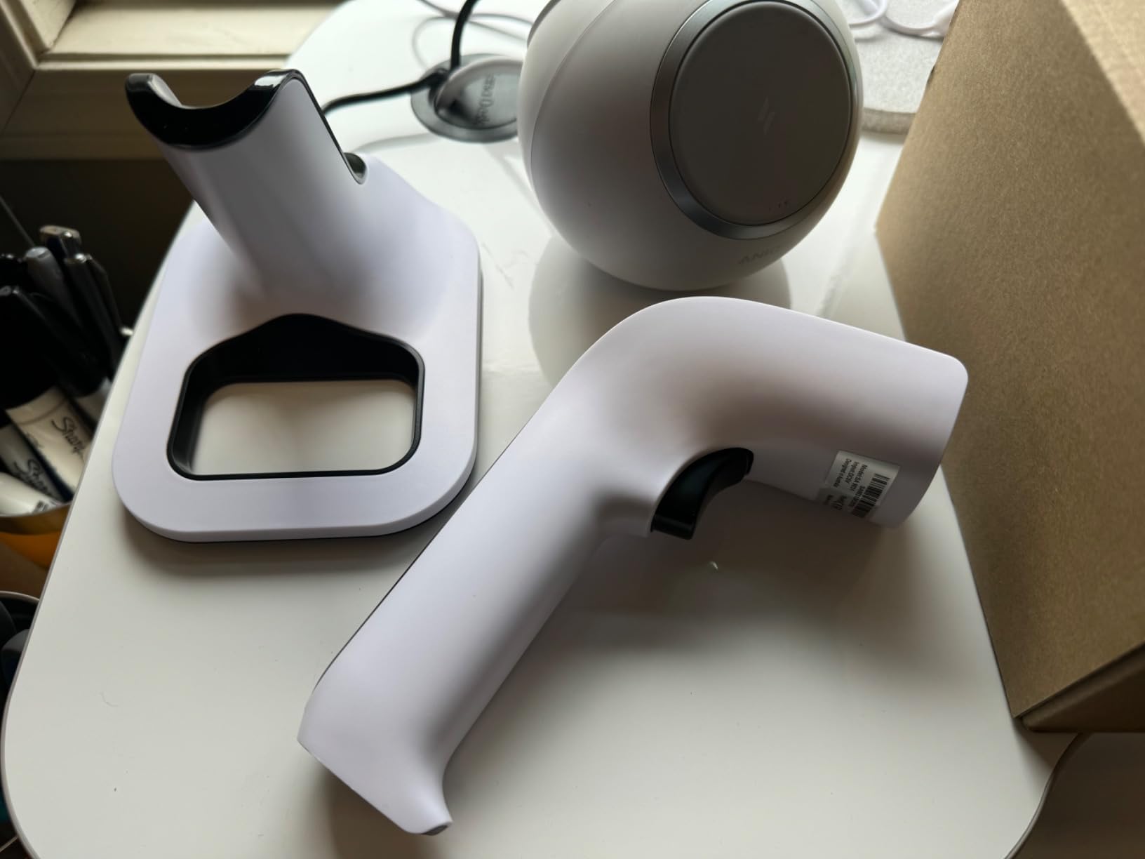 ScanAvenger Wireless Portable 1D&2D with Stand Bluetooth Barcode Scanner: 3-in-1 Handheld Scanner, Rechargeable Battery for Inventory - USB Bar Code/QR Reader (1D&2D with Next Gen Stand) customer photo 1