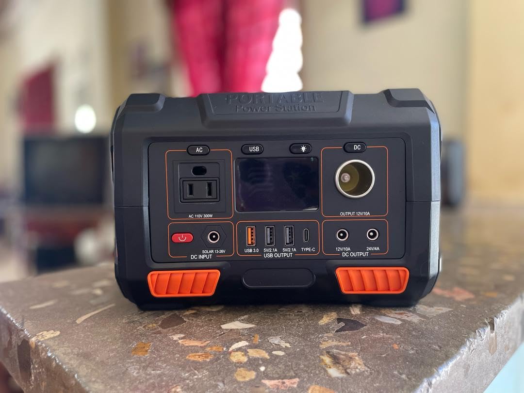 PROGENY 300W Portable Power Station, 299Wh/80818mAh Solar Generator, Regulated DC Output Backup Battery with Pass-Through Charging AC Outlet, Pure Sine Wave, LED Light Power Station for CPAP Camping customer photo 2