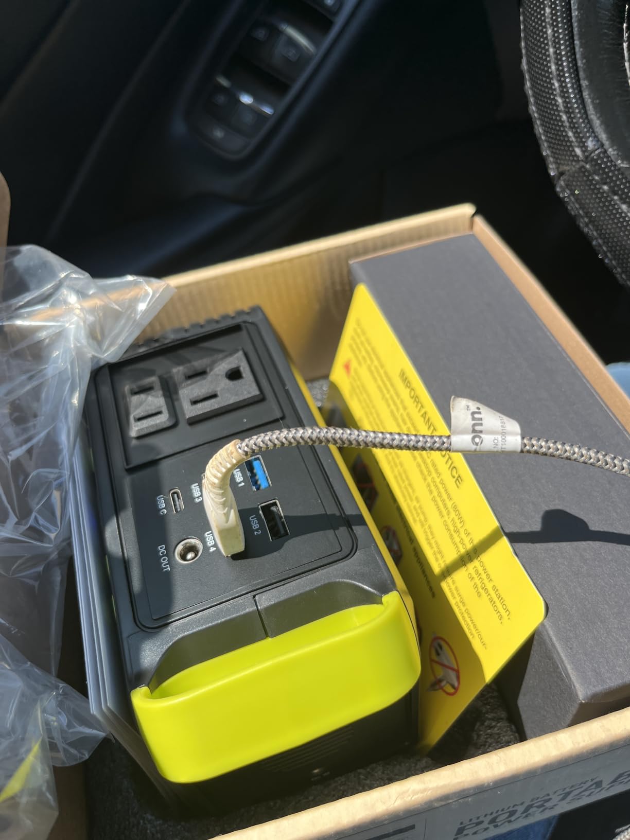 MARBERO Portable Power Station 88Wh Camping Lithium Battery Solar Generator with AC Outlet customer photo 2