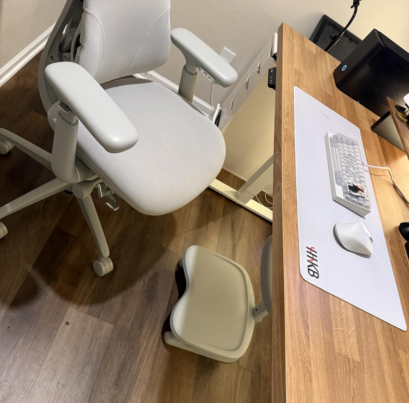 VIVO Electric Dual Motor Standing Desk Frame for 41 to 81 inch Table Tops, Frame Only, Ergonomic Standing Height Adjustable Base with Push Button Memory Controller, Black, DESK-V122EB customer photo 1