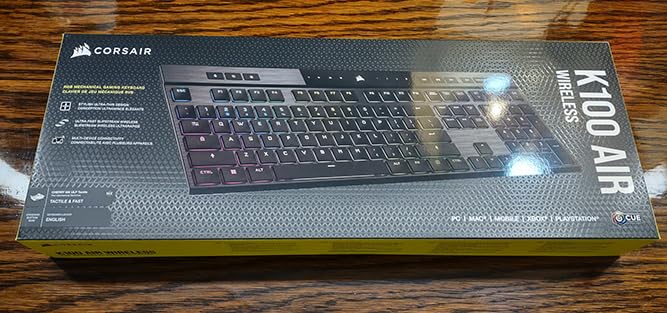 Corsair K100 RGB Optical-Mechanical Wired Gaming Keyboard - OPX Switches - PBT Double-Shot Keycaps - Elgato Stream Deck Integration - iCUE Compatible customer photo 2