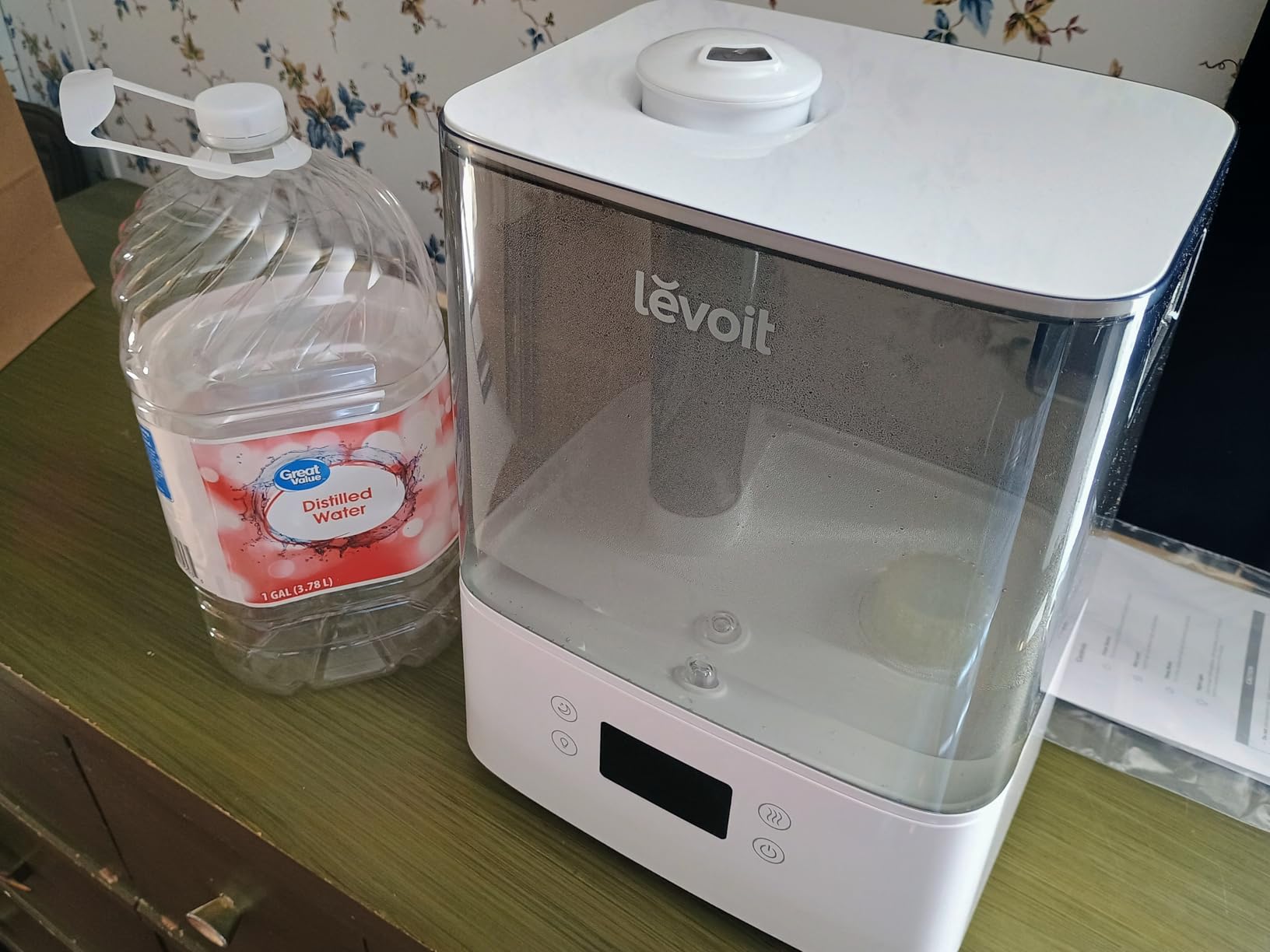 LEVOIT Humidifiers for Bedroom Large Room Home, (6L) Cool Mist Top Fill Essential Oil Diffuser for Baby & Plants, Smart App & Voice Control, Rapid Humidification & Auto Mode - Quiet Sleep Mode, Gray customer photo 2