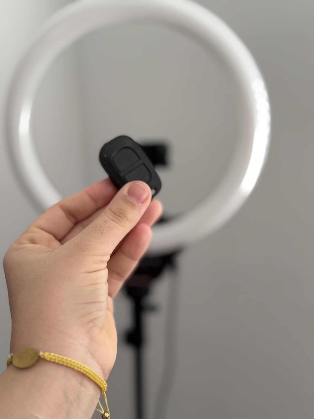 UBeesize 12'' LED Ring Light with 62'' Tripod Stand, Selfie Ring Light for Video Recording, Live Streaming, TikTok & YouTube, Compatible with iPhone & Android (Black) customer photo 1