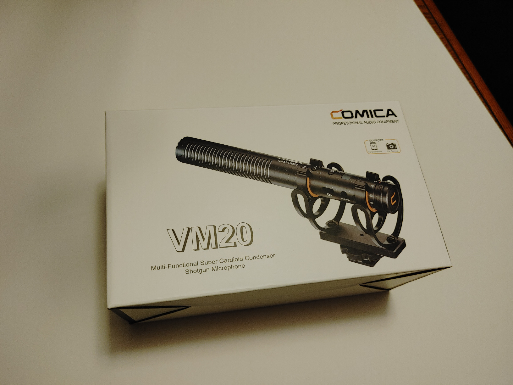 COMICA VM20 Shotgun Microphone, Super-Cardioid Camera Microphone with Rycote Shockmount, Windscreen, Wind Muff, OLED Power Display, Video Mic for Smartphones, DSLR Cameras, Camcorders, Laptops customer photo 2