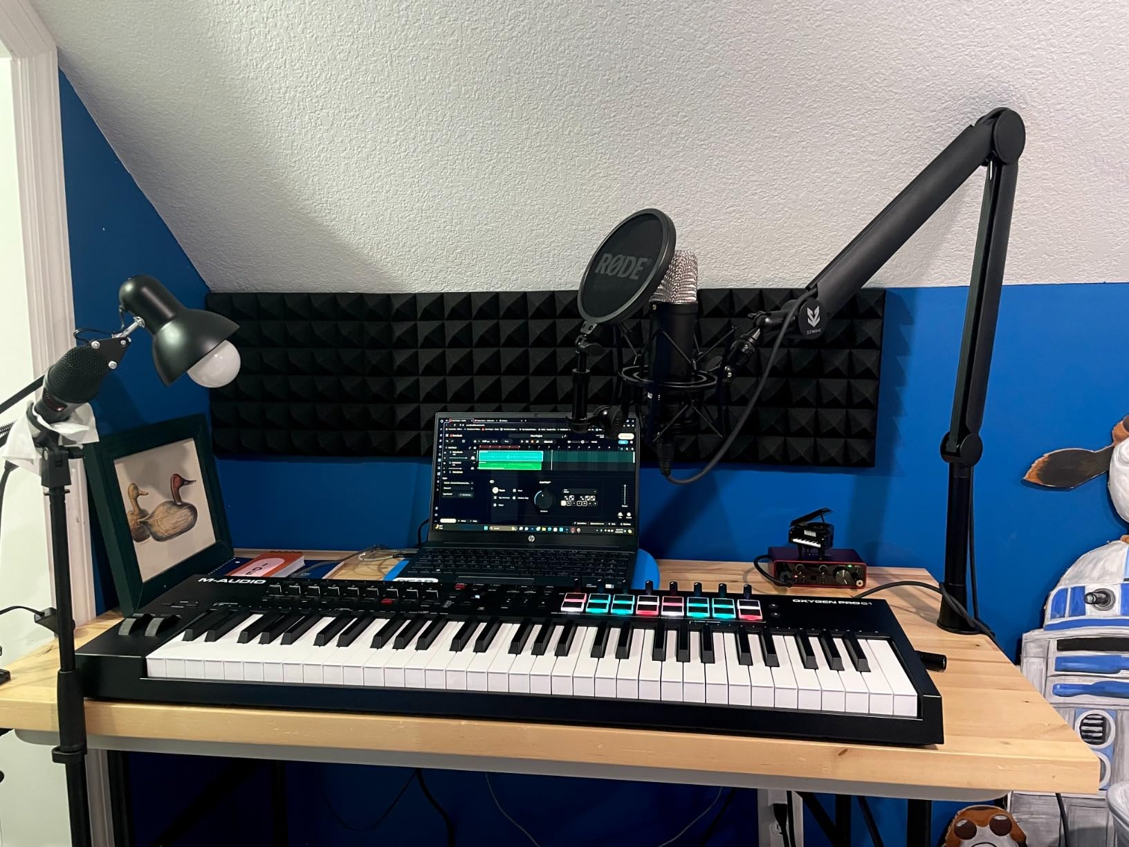 M-AUDIO Oxygen Pro 49 Key USB MIDI Keyboard Controller With Beat Pads, MIDI-assignable Knobs, Buttons and Faders, and Native Instruments Sound Package (NKS Integration) customer photo 2