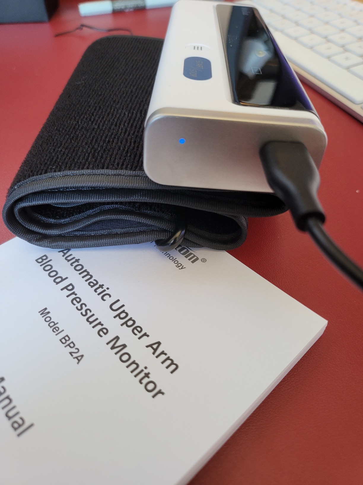 Wellue BP2A Smart Blood Pressure Monitor - Wireless Uppr Arm Cuff Bluetooth BP Machine with One Piece Design, Stores Historical Data and Connects Easily to The APP for iOS & Android customer photo 1