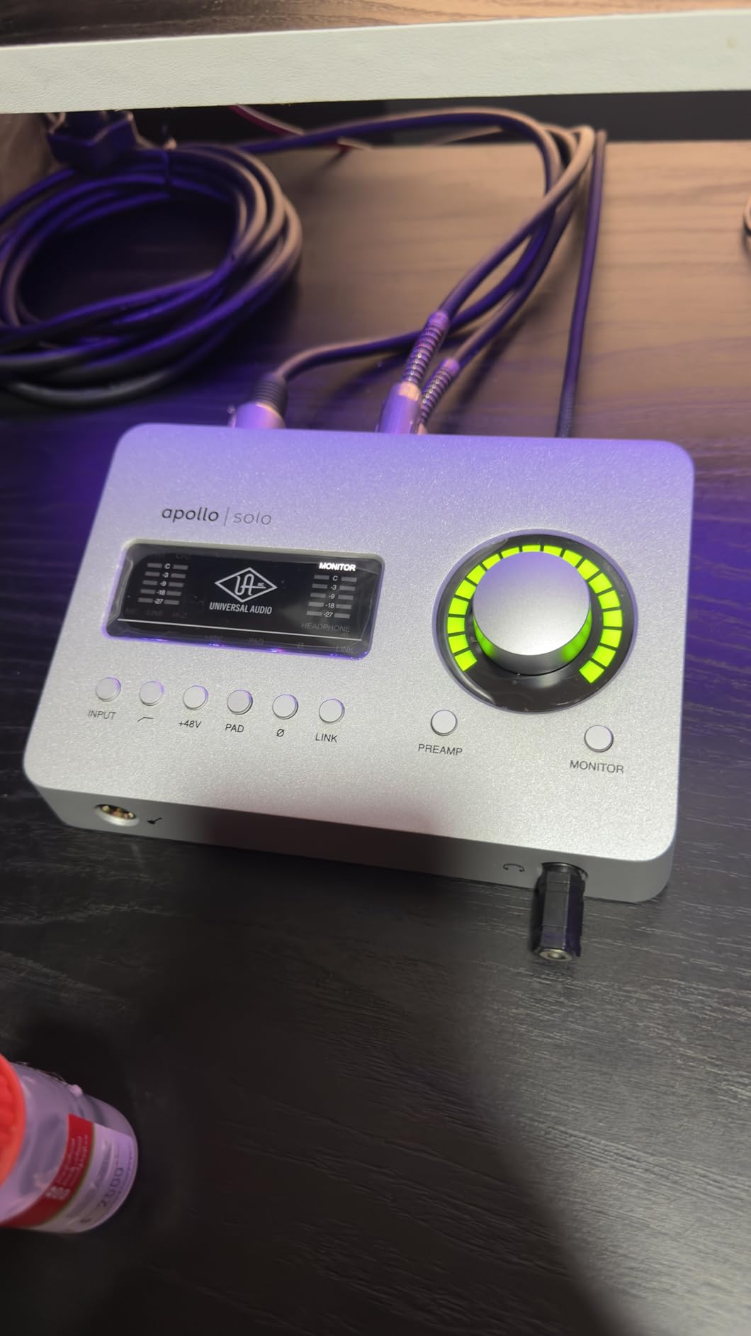 Universal Audio Apollo Solo Heritage Edition Thunderbolt 3 Audio Interface customer photo 1