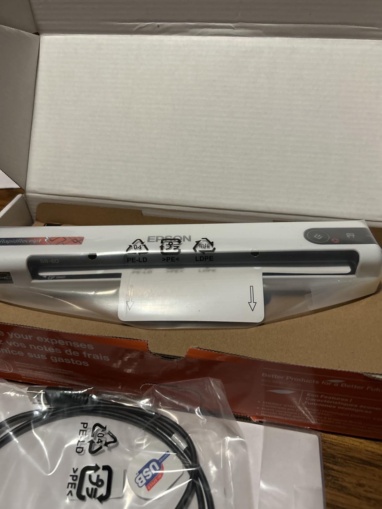 Epson RapidReceipt RR-60 Mobile Tax Receipt and Color Document Scanner with Complimentary Data Management Software for PC & Mac customer photo 1