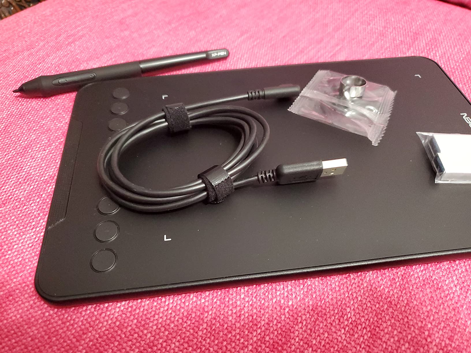 Wireless Drawing Tablet XPPen Deco mini7W Graphic Tablet Pen Tablet with 8192 Levels Pressure, 7 x 4 inch Artist Tablet for Online Teaching/E-Learning Compatible with Window/Mac/Android/Chrome/Linux customer photo 2