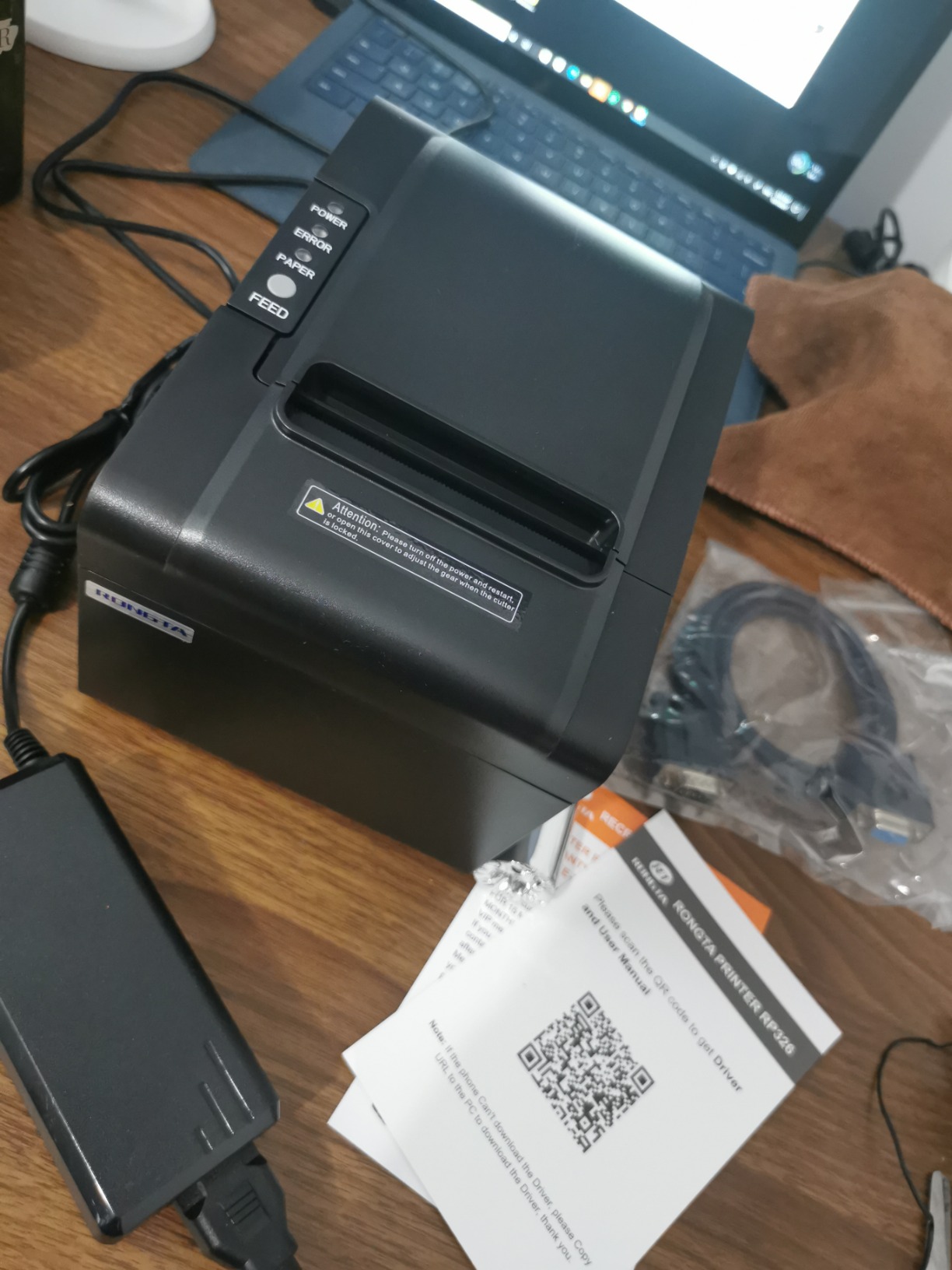 Rongta POS Printer, 80mm USB Thermal Receipt Printer, Restaurant Kitchen Printer with Auto Cutter Support Cash Drawer, USB Serial Ethernet Interface for Windows/Mac/Linux customer photo 2