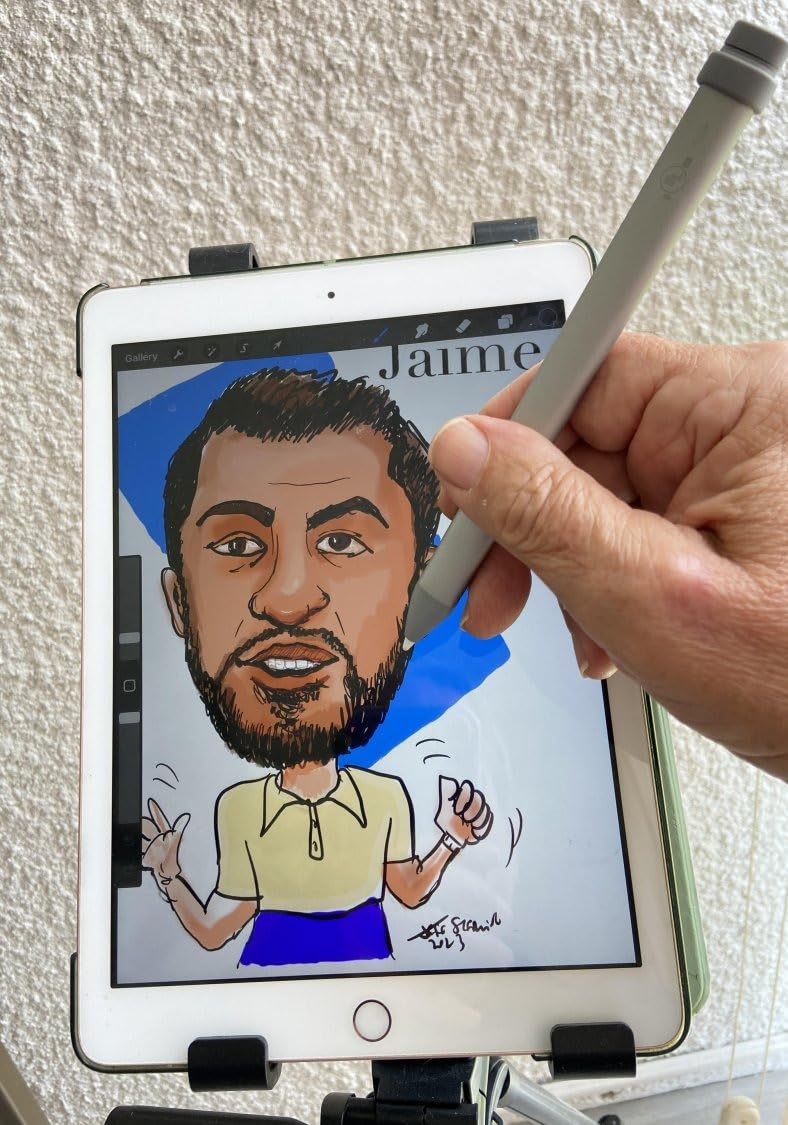 Logitech Crayon Digital Pencil for All iPads (2018 Releases and Later) with Apple Pencil Technology, Anti-roll Design, and Dynamic Smart tip - Grey customer photo 2