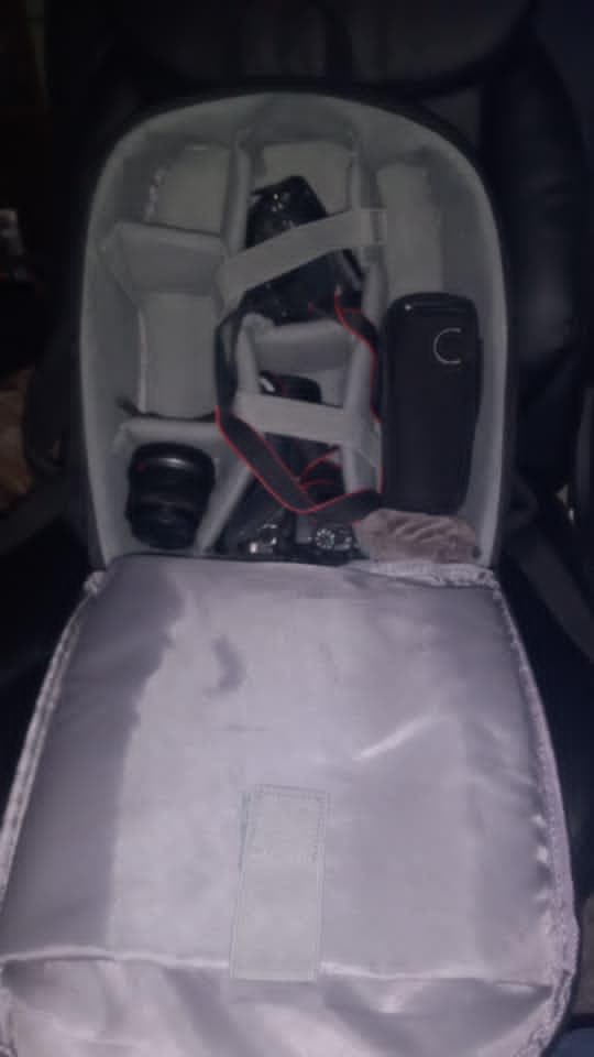 Cwatcun Camera Backpack Trolley Case Bag with Tripod Holder Anti-Theft Waterproof Camera Bag fits 15.6' Laptop for Canon Nikon Sony DSLR SLR Camera customer photo 1