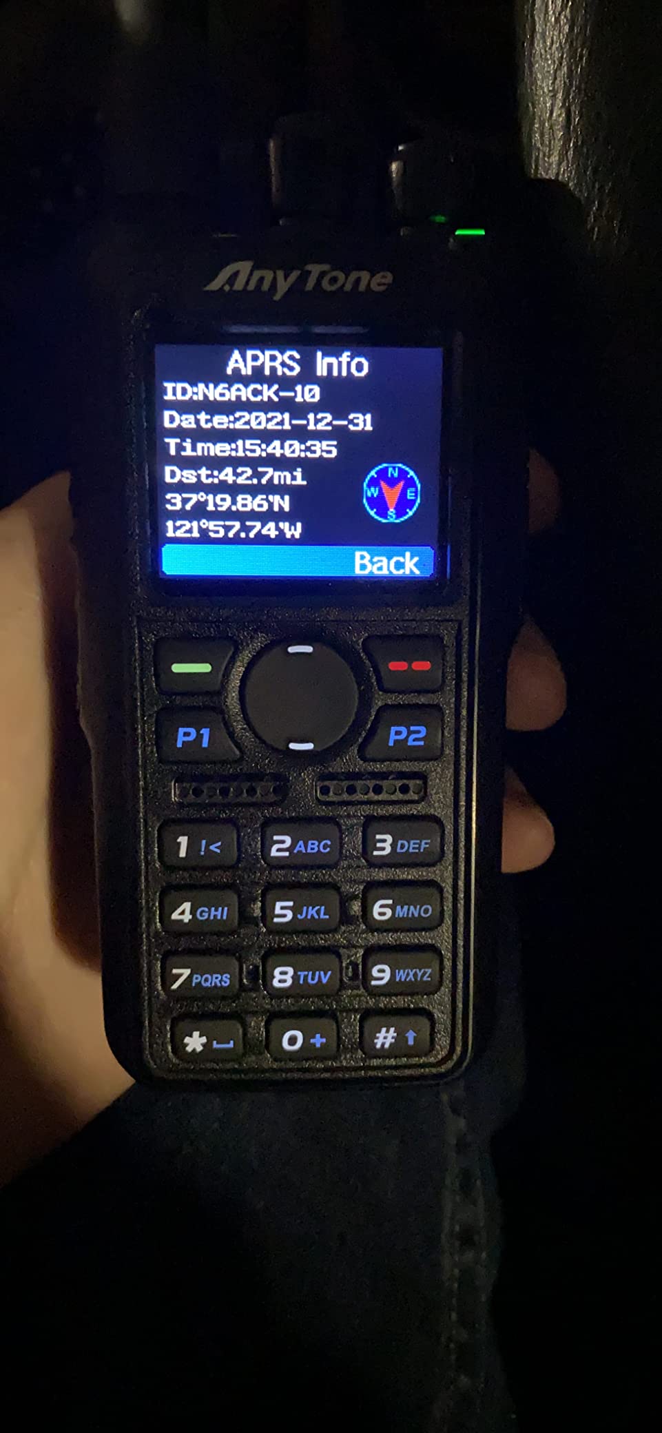 AnyTone AT-D878UVII Plus with GPS, APRS RX/TX, USB Type-C Battery customer photo 1