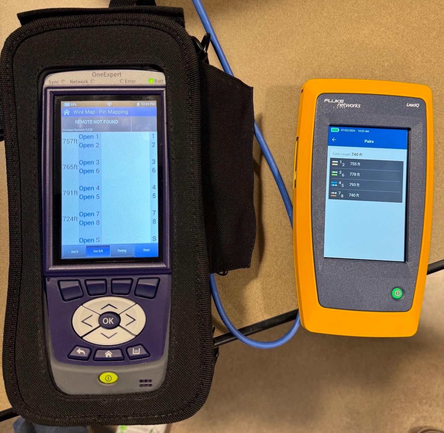 Fluke Networks LIQ-100 LinkIQ Cable + Network Tester customer photo 1