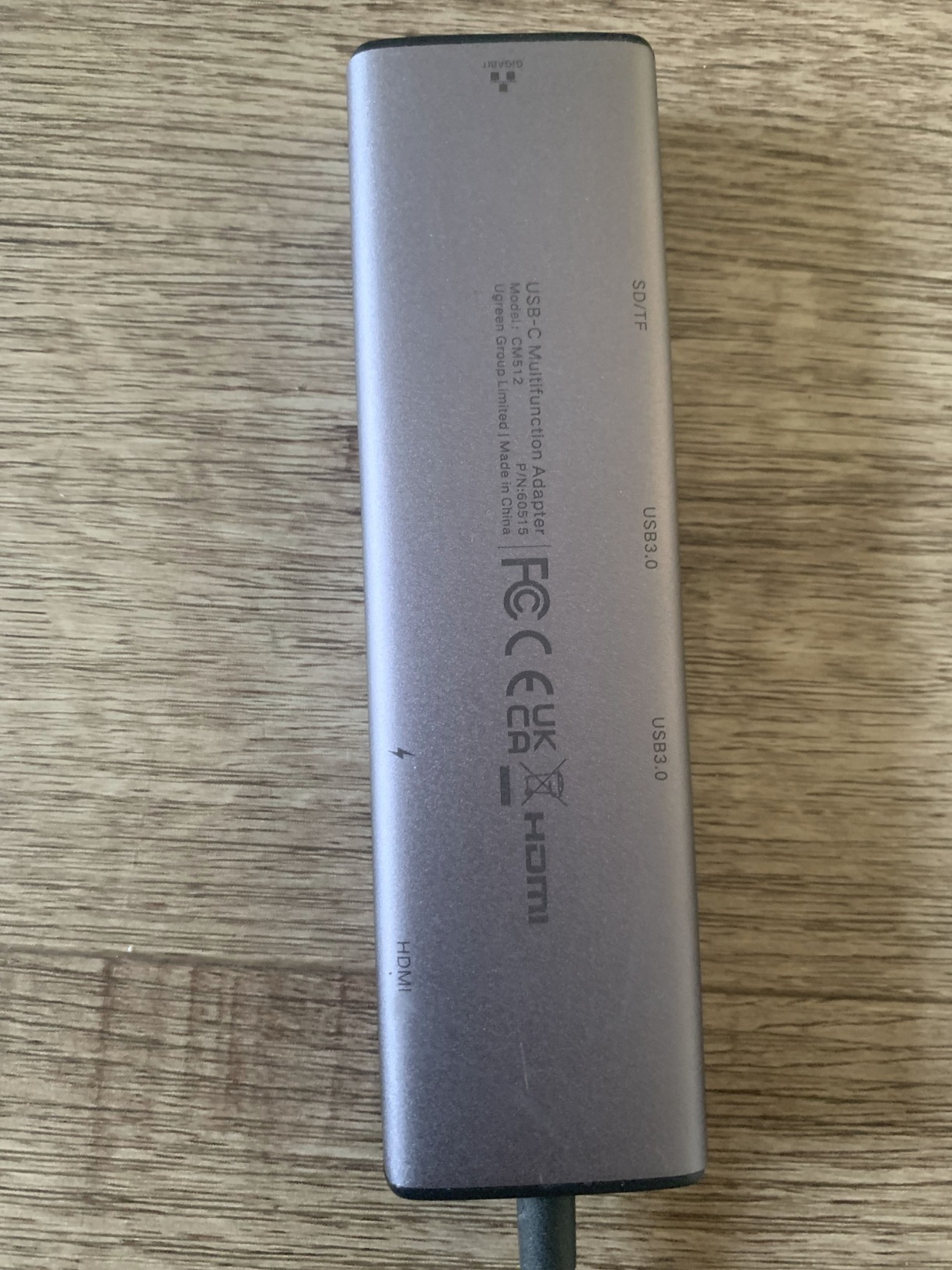 UGREEN Revodok 7 in 1 USB C Hub Gigabit Ethernet Adapter 4K@60Hz HDMI, 100W PD Charging, USB A Data Ports, SD/TF Card Reader Compatible with Mac M1, M2, M3, iPad, iPhone 15 Pro/Pro Max, Steam Deck customer photo 2