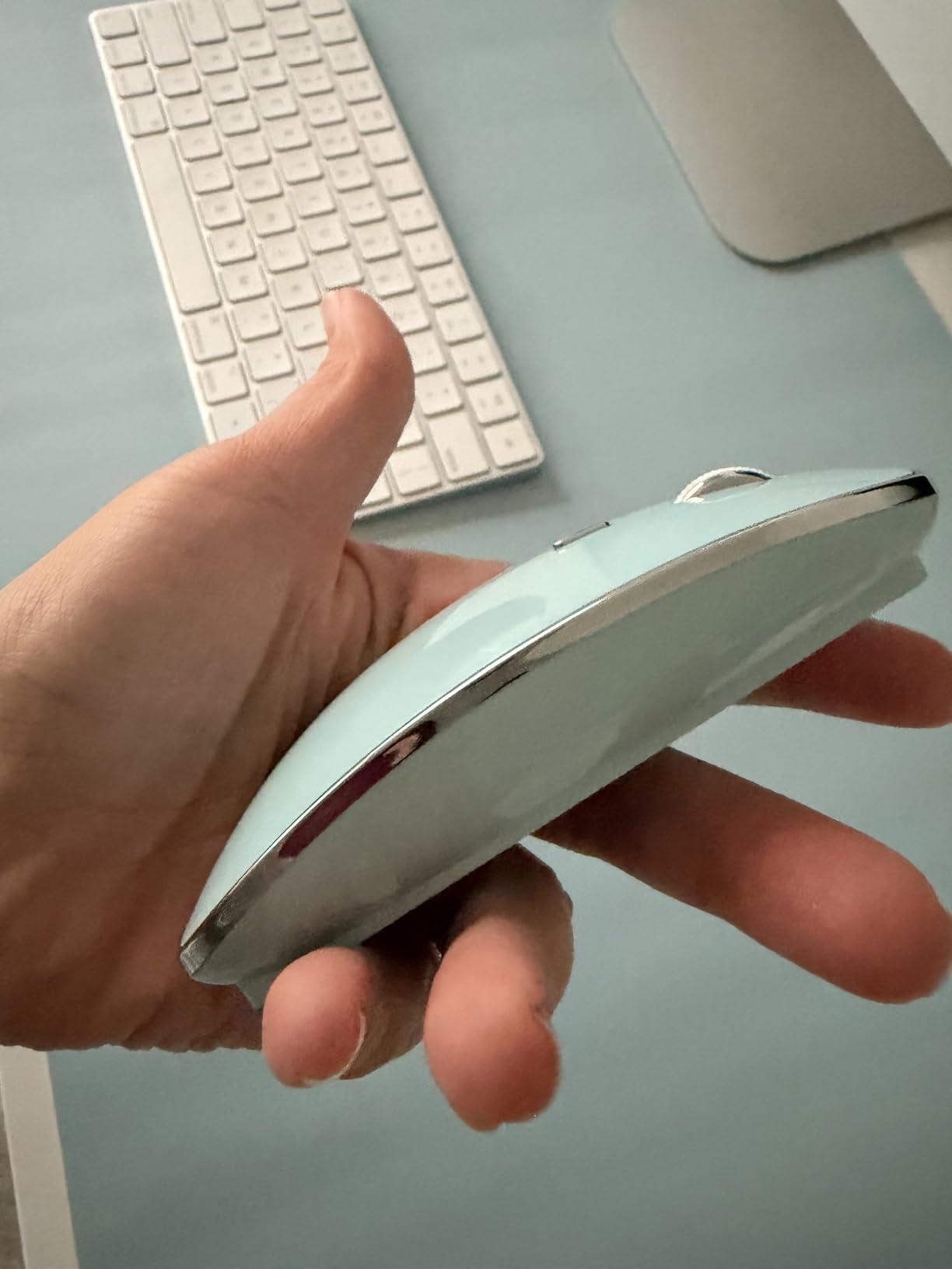 Wireless Mouse Chargeable Portable Silent USB-A and Type-C Dual Mode Wireless Mouse 3 Adjustable DPI for Laptop, Mac, Android, PC (Q23S Black) customer photo 1