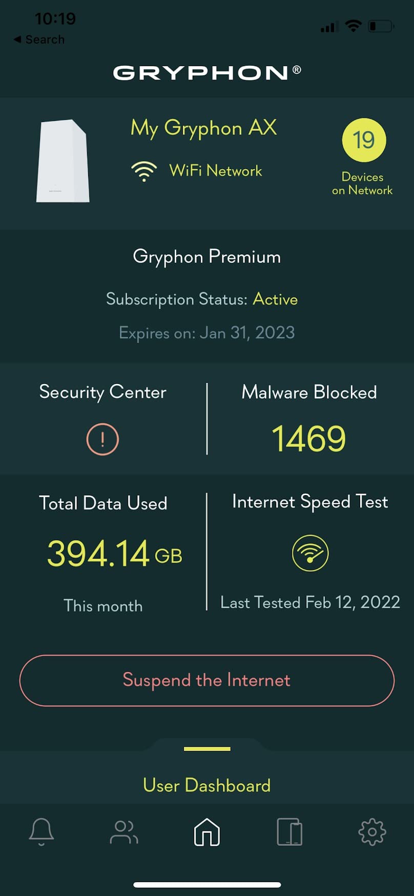 Gryphon AX - Ultra-Fast Mesh WiFi 6 Parental Control Router - Advanced Content Filters and Next-Gen Firewall - 4.3 Gbps Across 3,000 sq. ft. per Router for Multi-Device Households customer photo 1