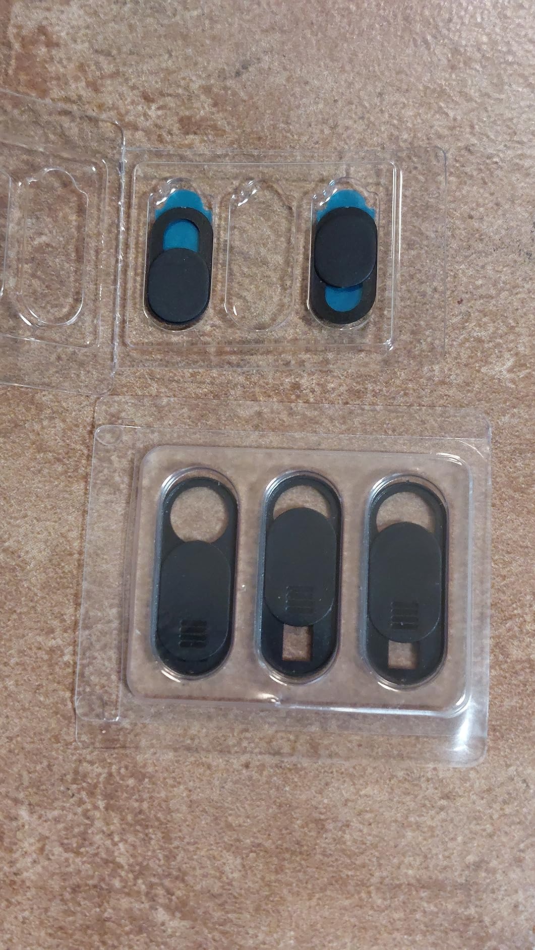 Laptop Camera Cover Slide, Phone Camera Cover Slide, 6 Pack Ultra Thin Webcam Cover Slide for Laptop, Desktop, PC, Tablet, Smartphone, Protect Your Privacy and Security(Black) customer photo 2