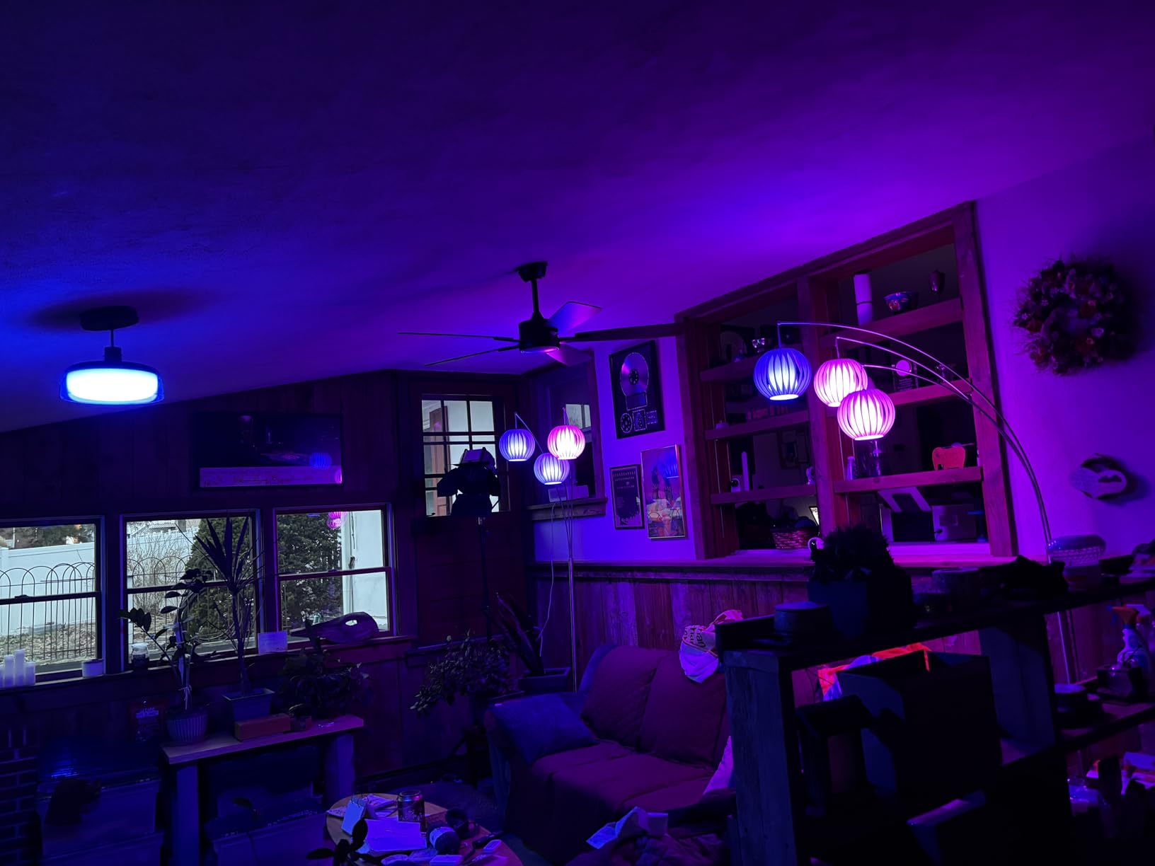 Govee Smart Light Bulbs, Color Changing Light Bulb, Work with Alexa and Google Assistant, 16 Million Colors RGBWW, WiFi & Bluetooth LED Light Bulbs, Music Sync, A19, 800 Lumens, 4 Pack customer photo 2